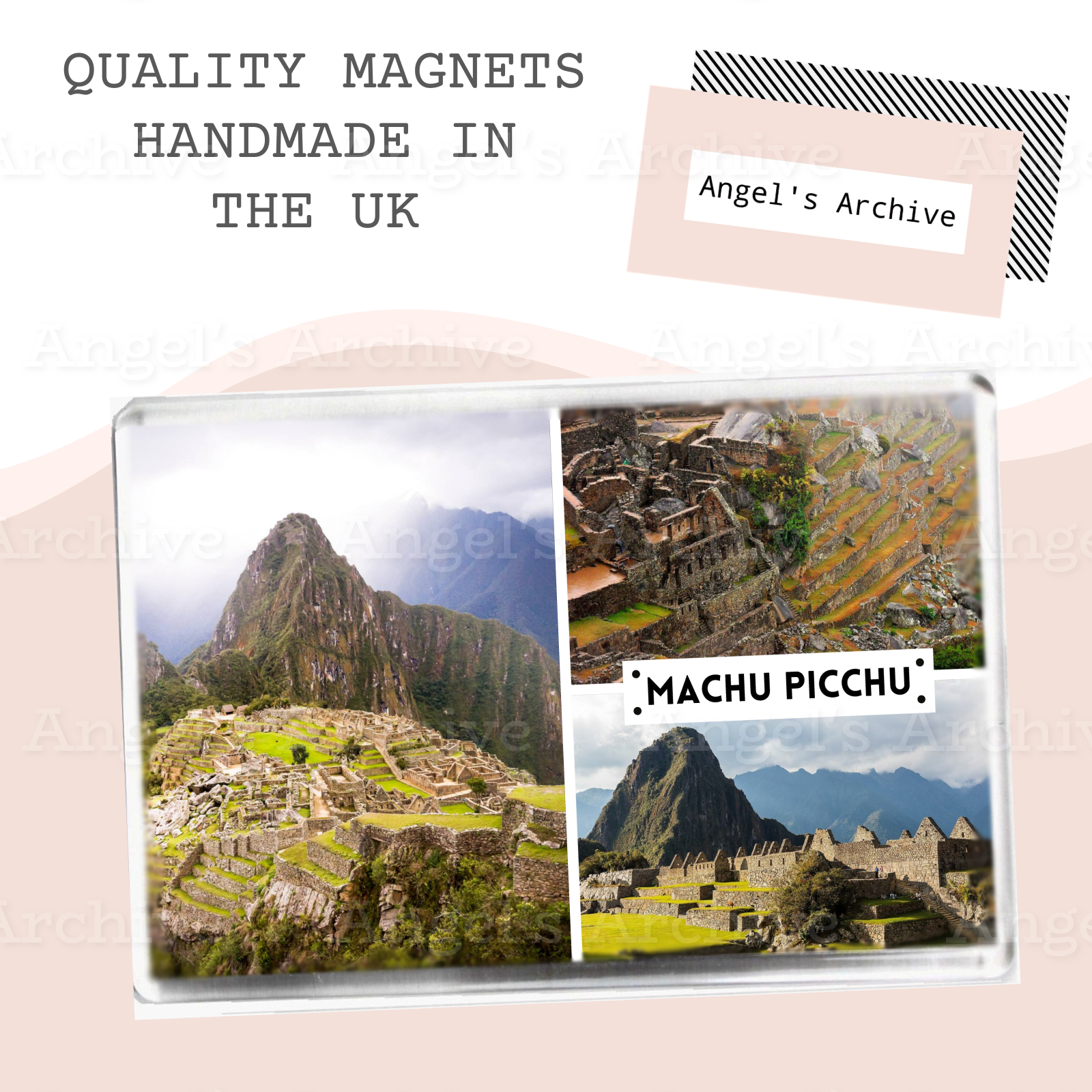 Machu Picchu ✳ Wonders of the World ✳ Souvenir ✳ Fridge Magnet ✳ Gift