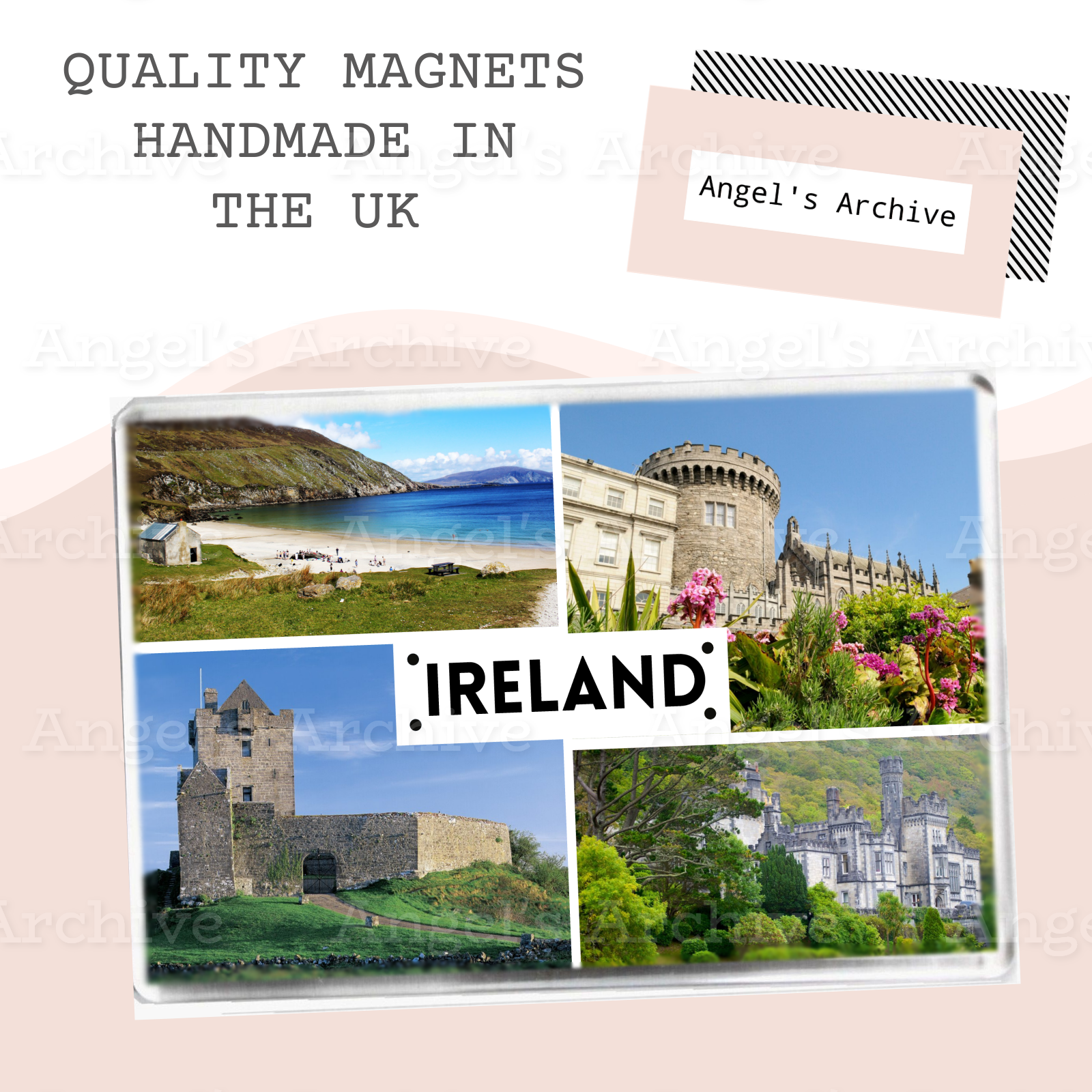 Ireland ✳ Europe ✳ Souvenir Tourist Holiday ✳ Fridge Magnet ✳ Gift