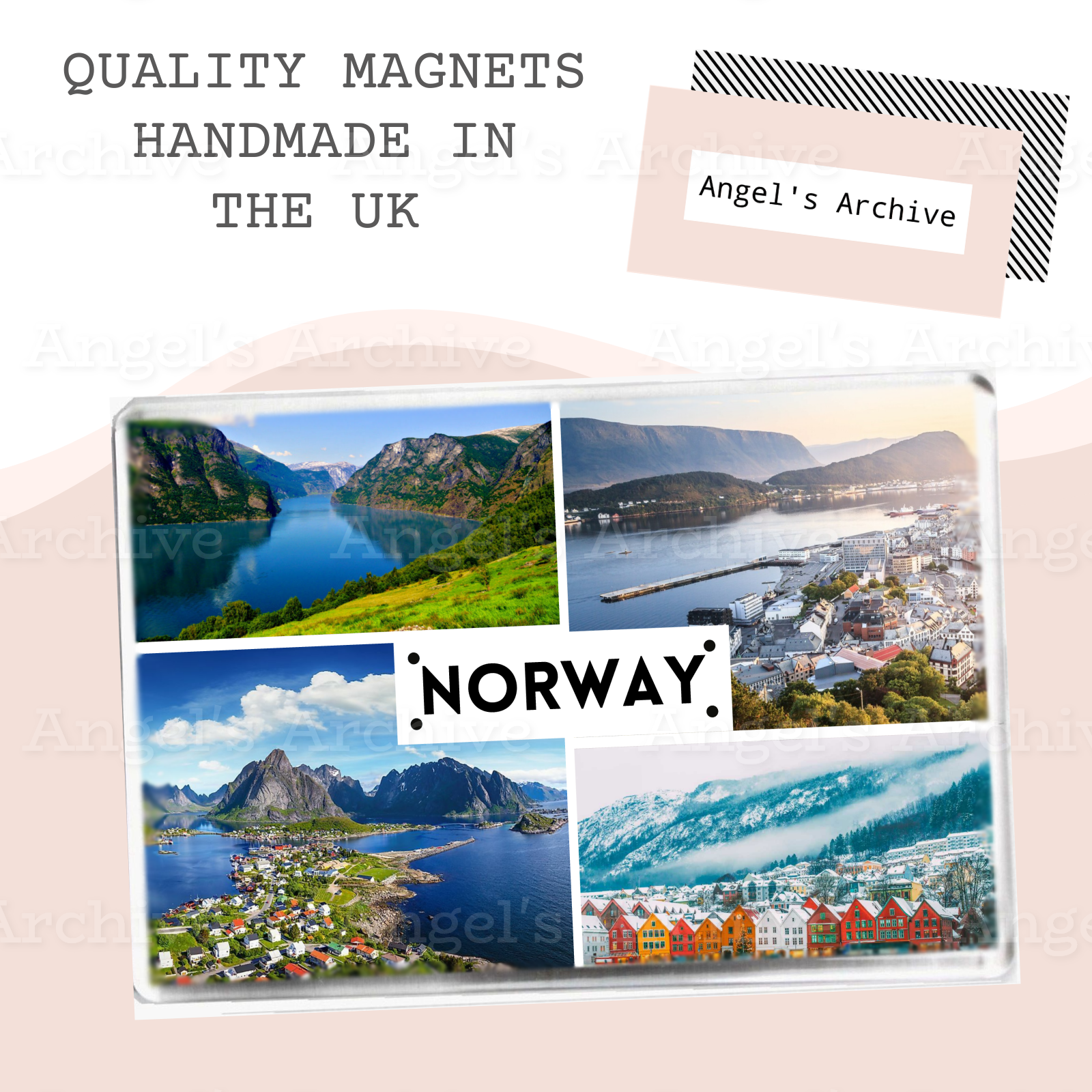 Norway ✳ Europe ✳ Souvenir Tourist Holiday ✳ Fridge Magnet ✳ Gift
