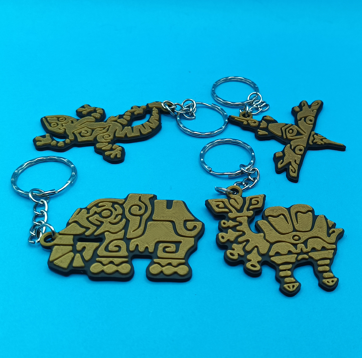 The Legend of Zelda - Breath of the Wild - Devine Beasts keyrings
