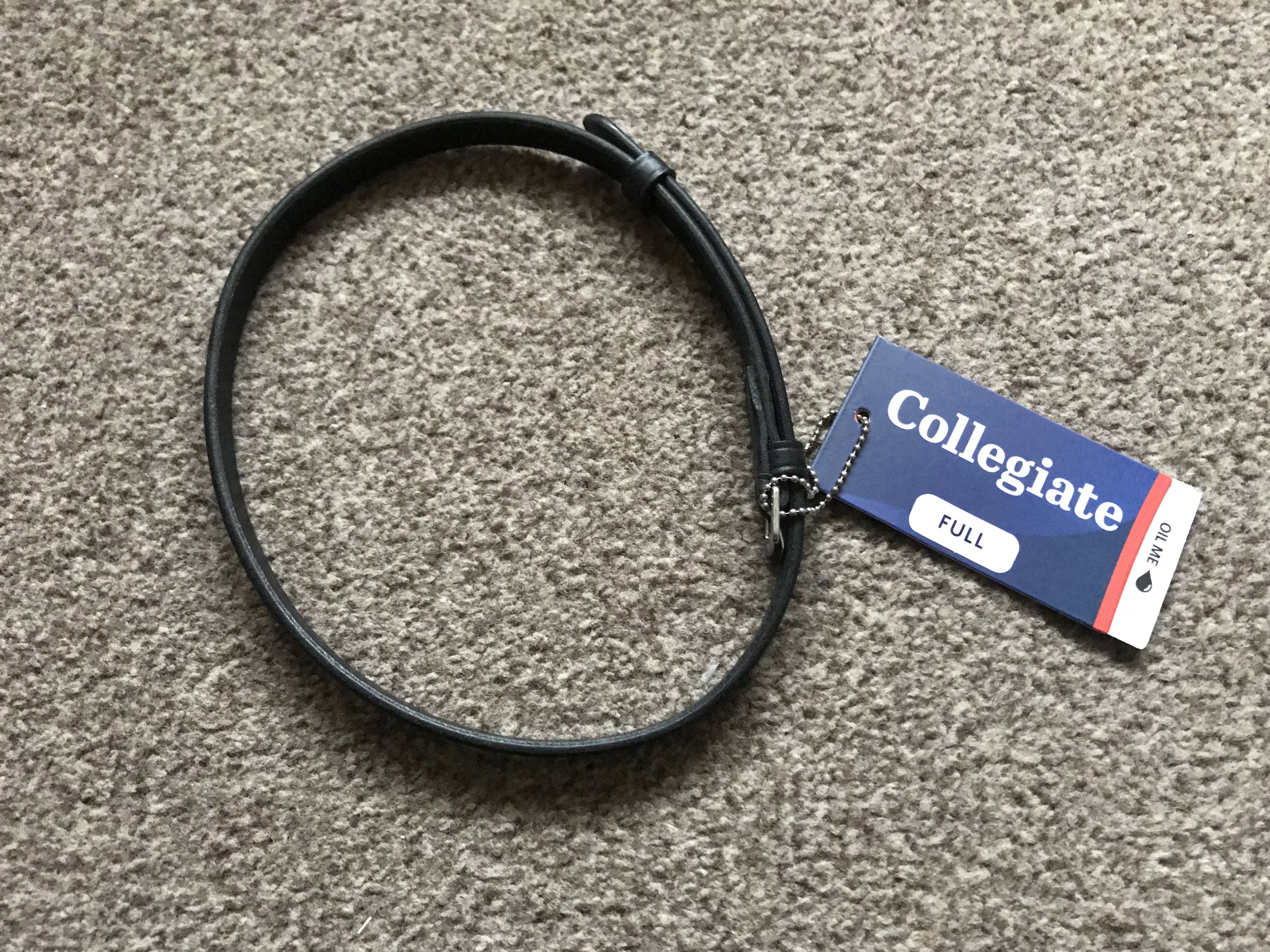 Collegiate Flash Strap. Full. Black. BNWT