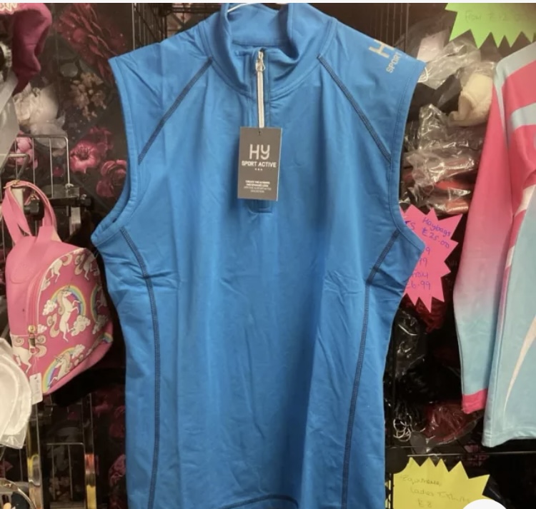 Womens Hy sport active sleeveless womens top. Sizes 12 to 16. BN