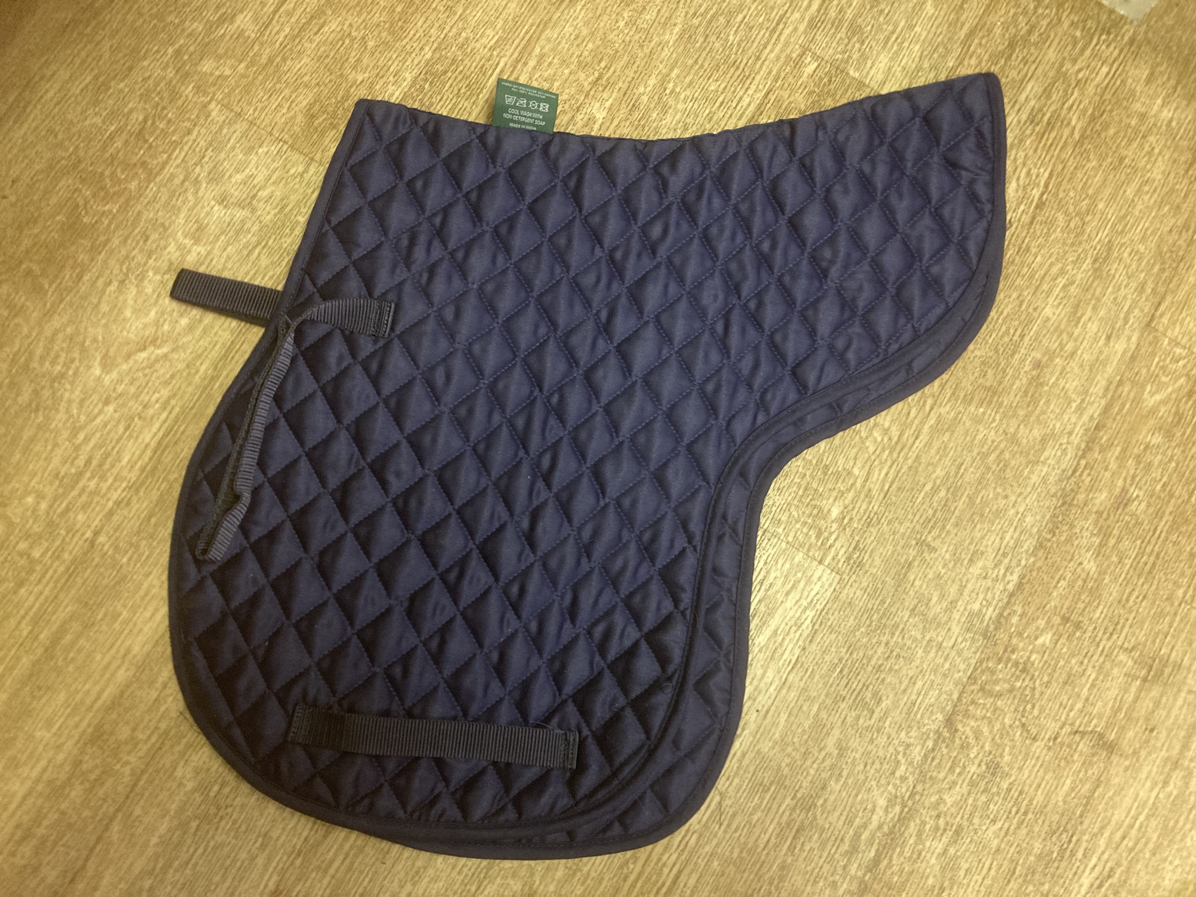 Wessex quilted numnah in navy. Cob/Full. BNWOT