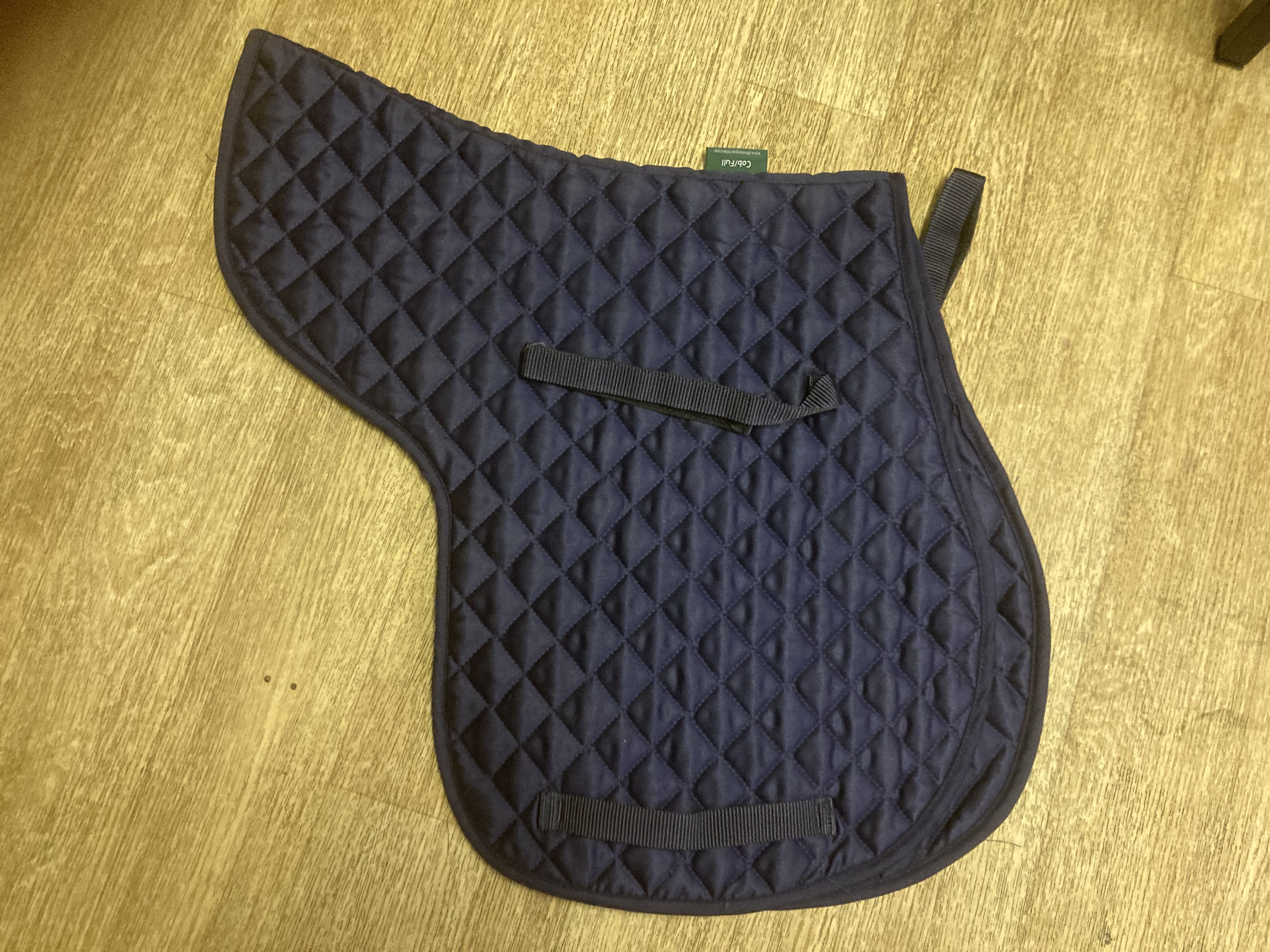 Wessex quilted numnah in navy. Cob/Full. BNWOT