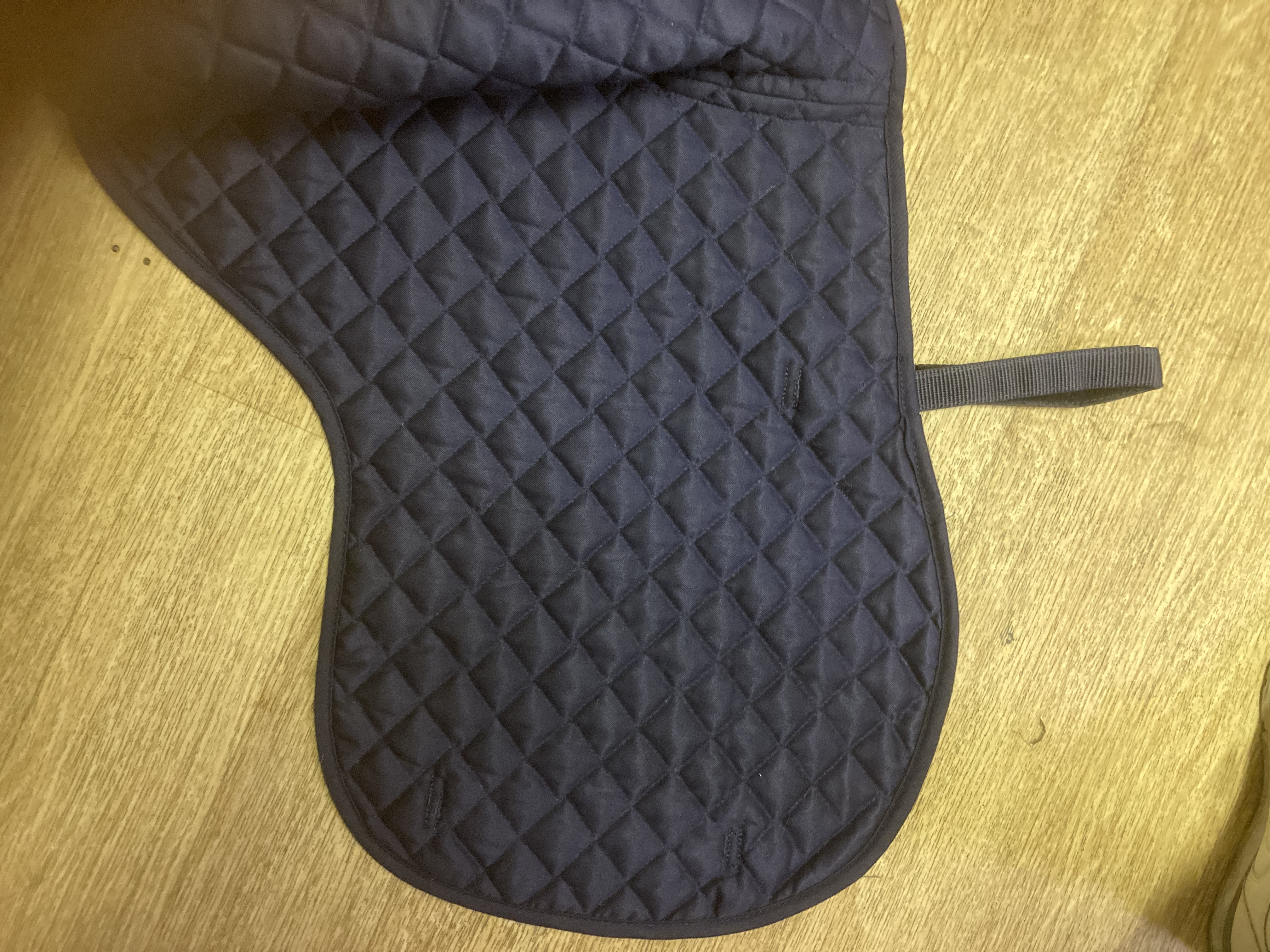 Wessex quilted numnah in navy. Cob/Full. BNWOT