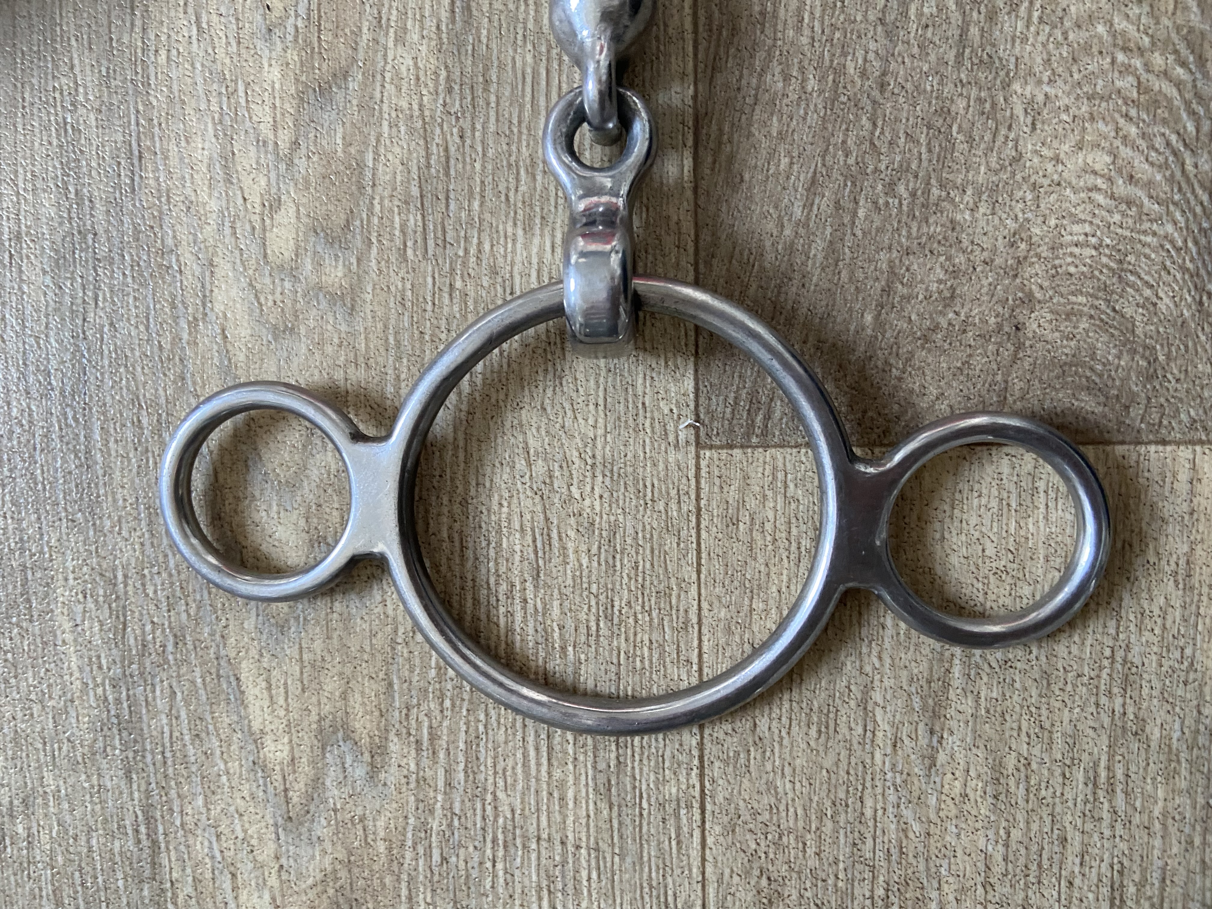 2 ring Waterford snaffle. Used. 5.75”. Good condition.