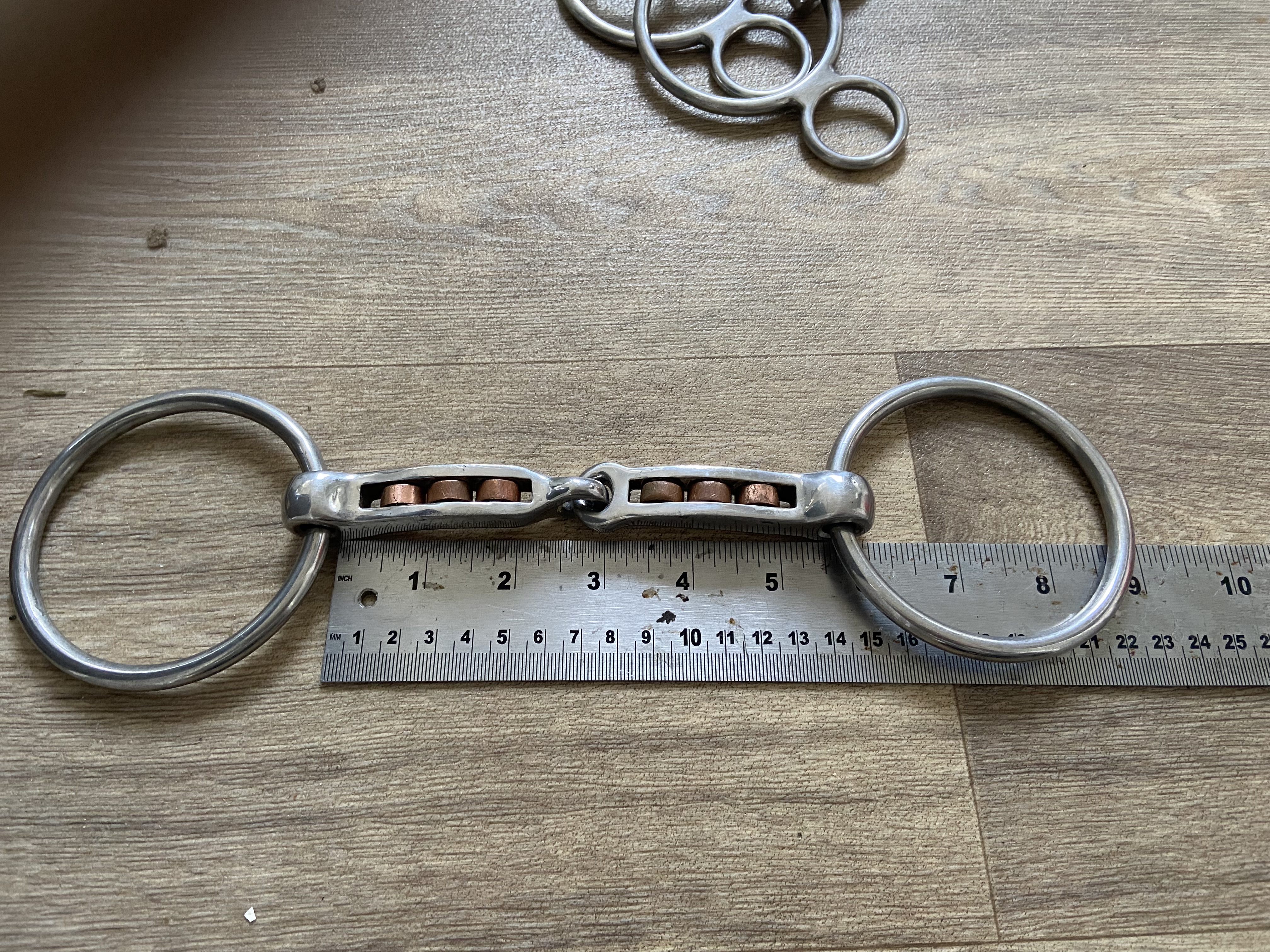 Copper Roller loosering snaffle 5.5”. Used.  VGC