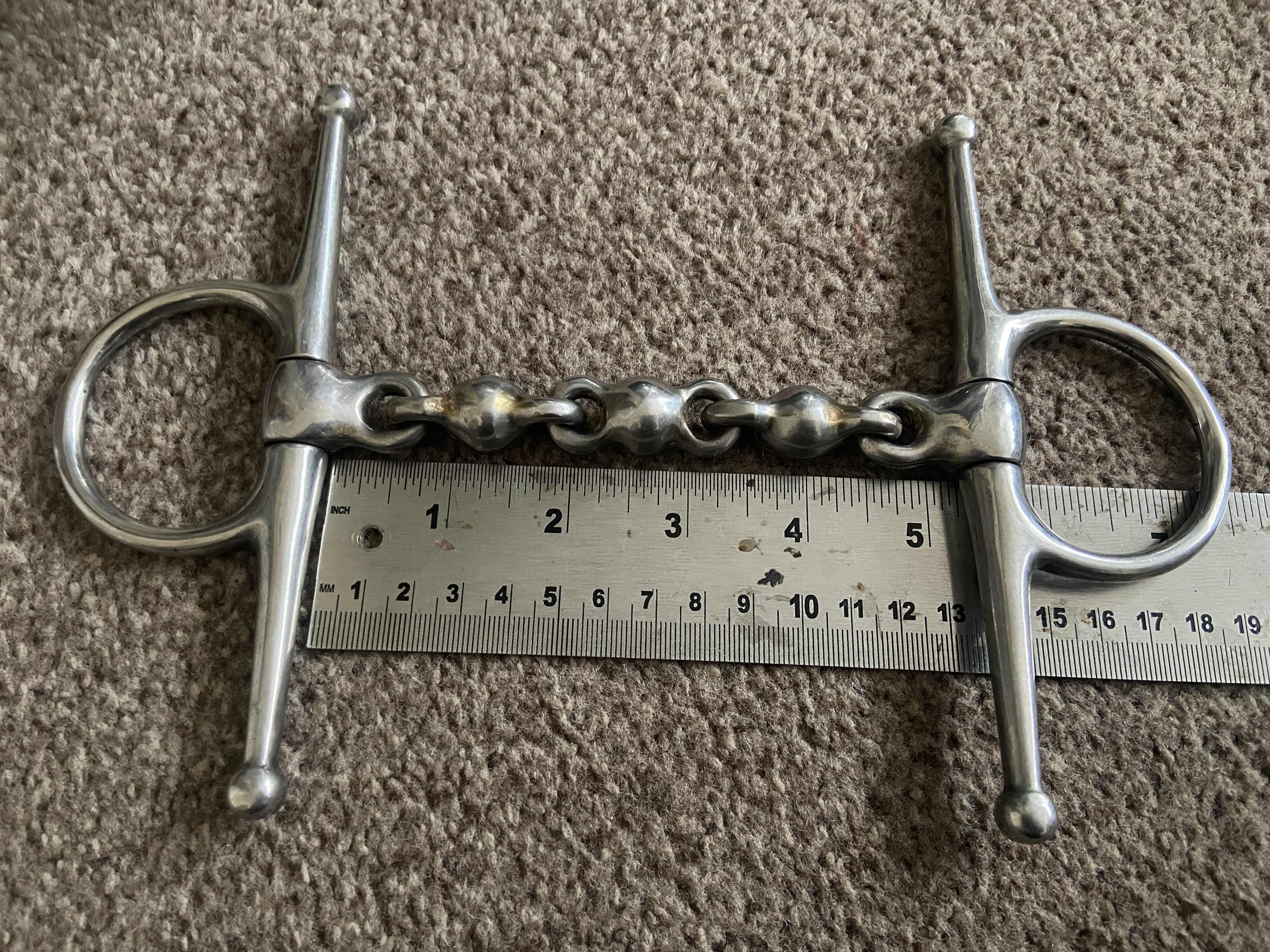 5 3/4" Waterford Fulmer Snaffle.  Used.