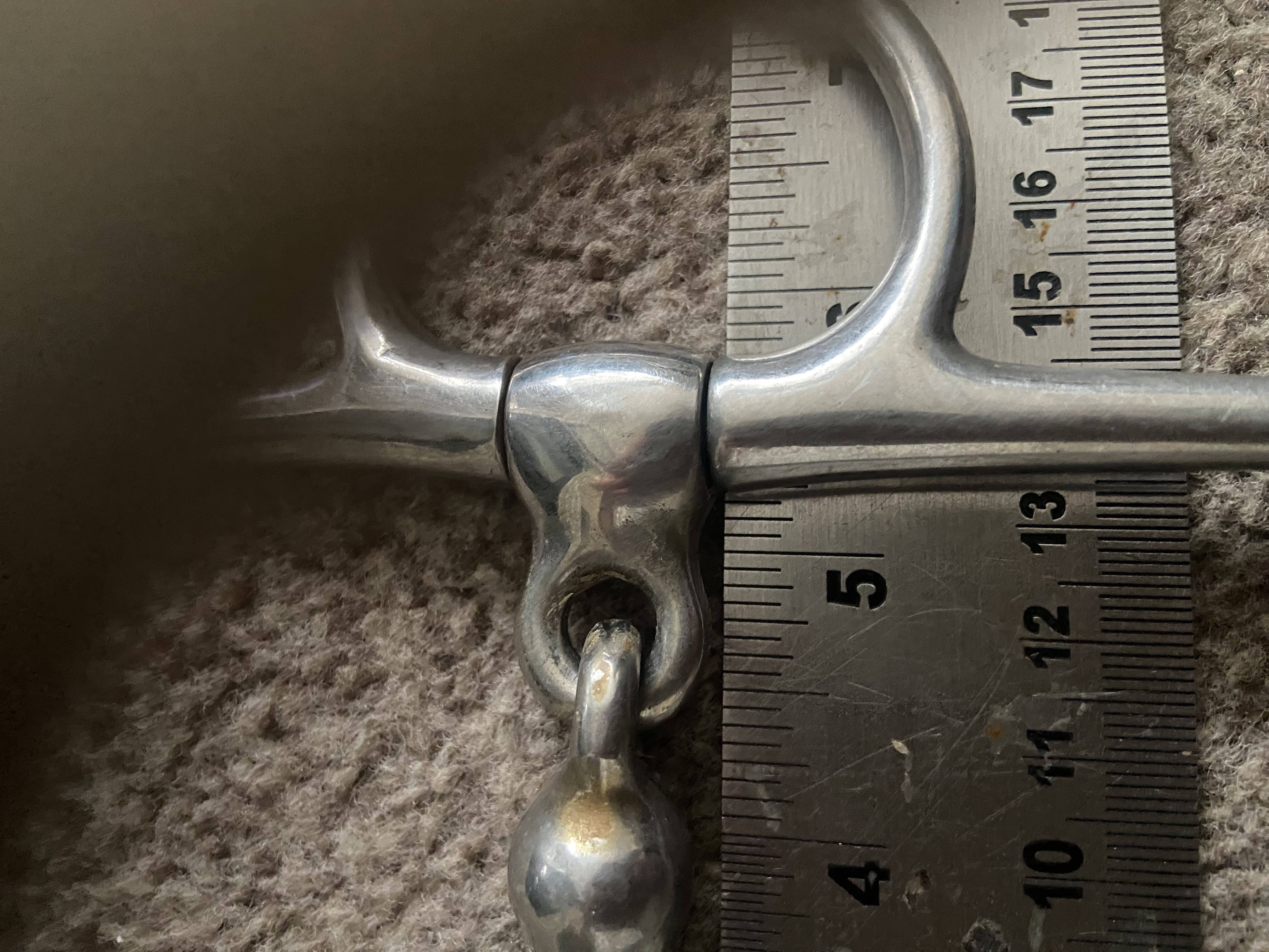 5 3/4" Waterford Fulmer Snaffle.  Used.