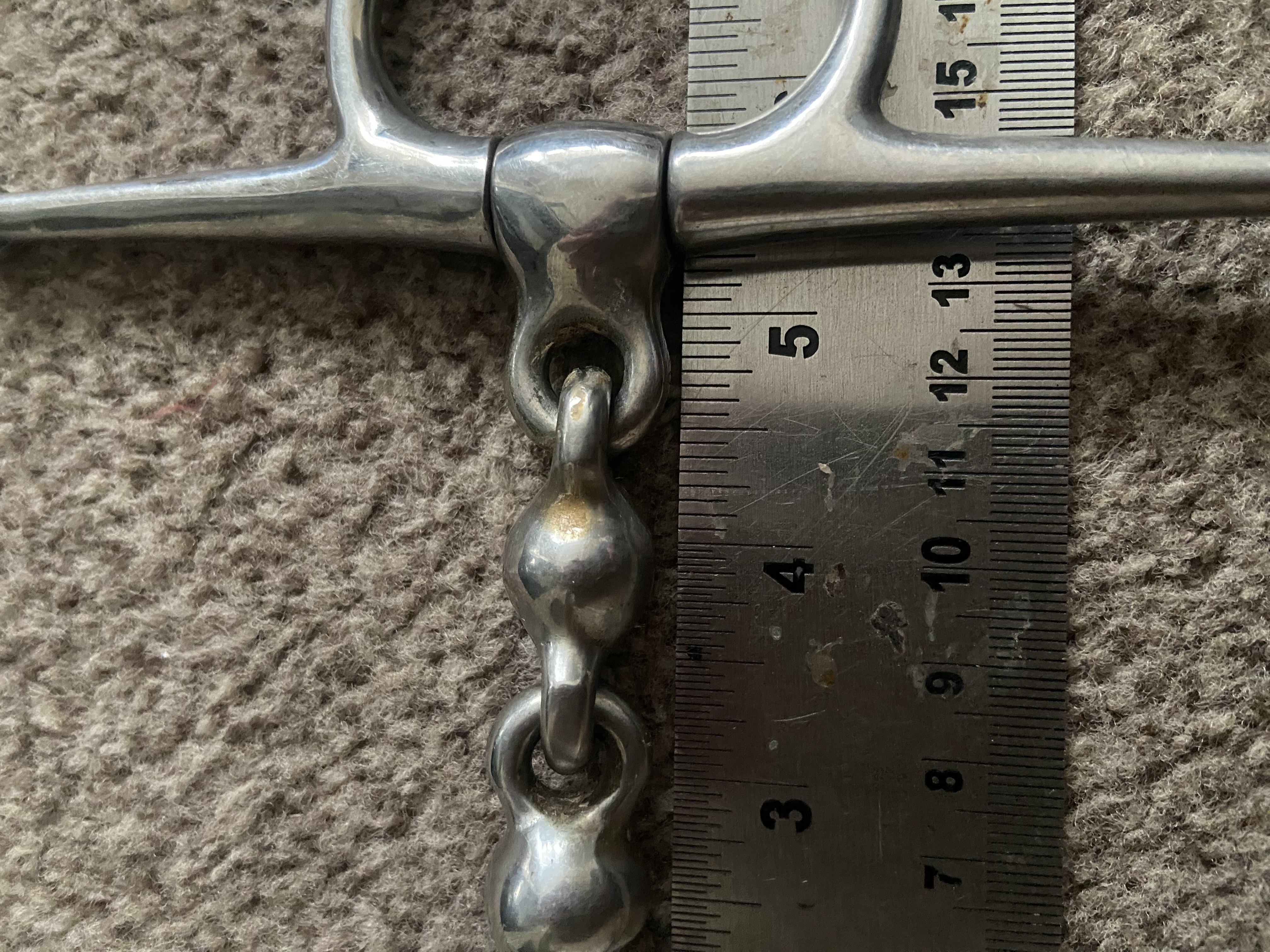 5 3/4" Waterford Fulmer Snaffle.  Used.