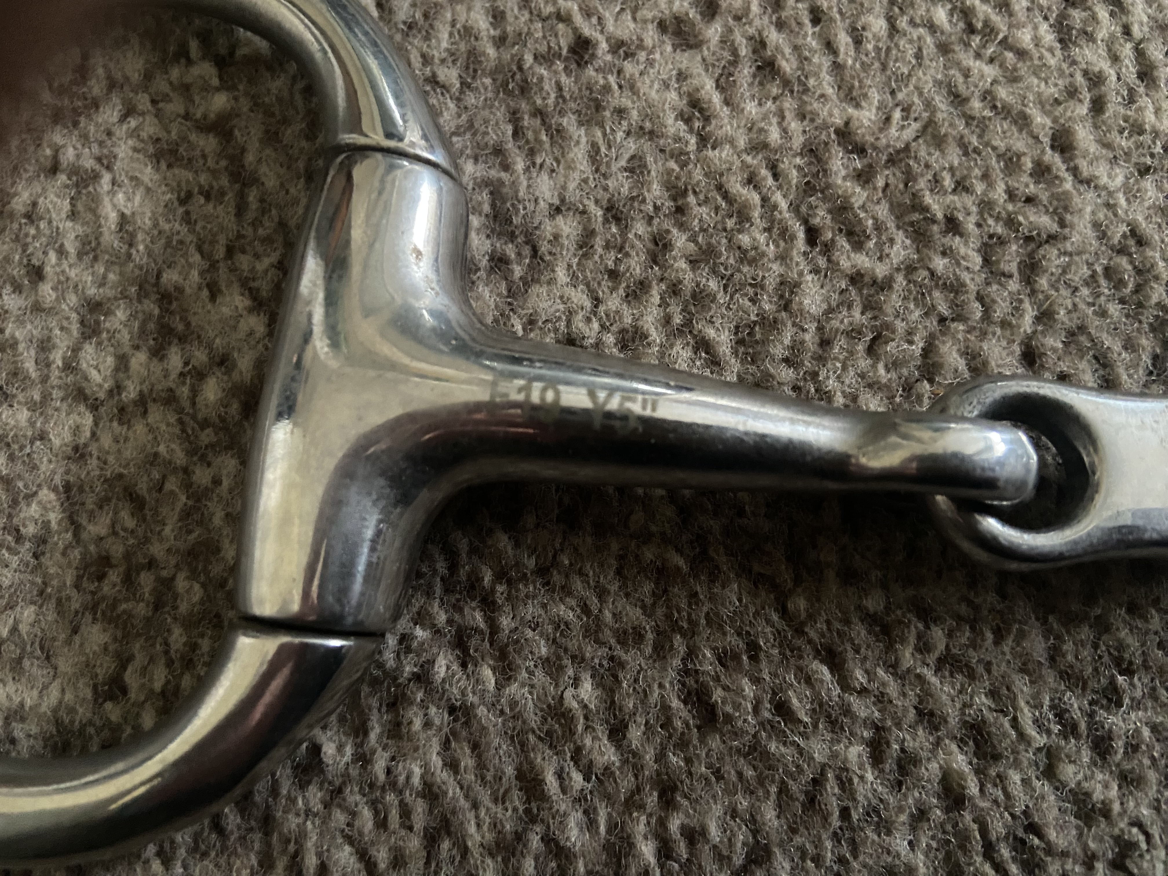 French Link Snaffle 5".  VCG