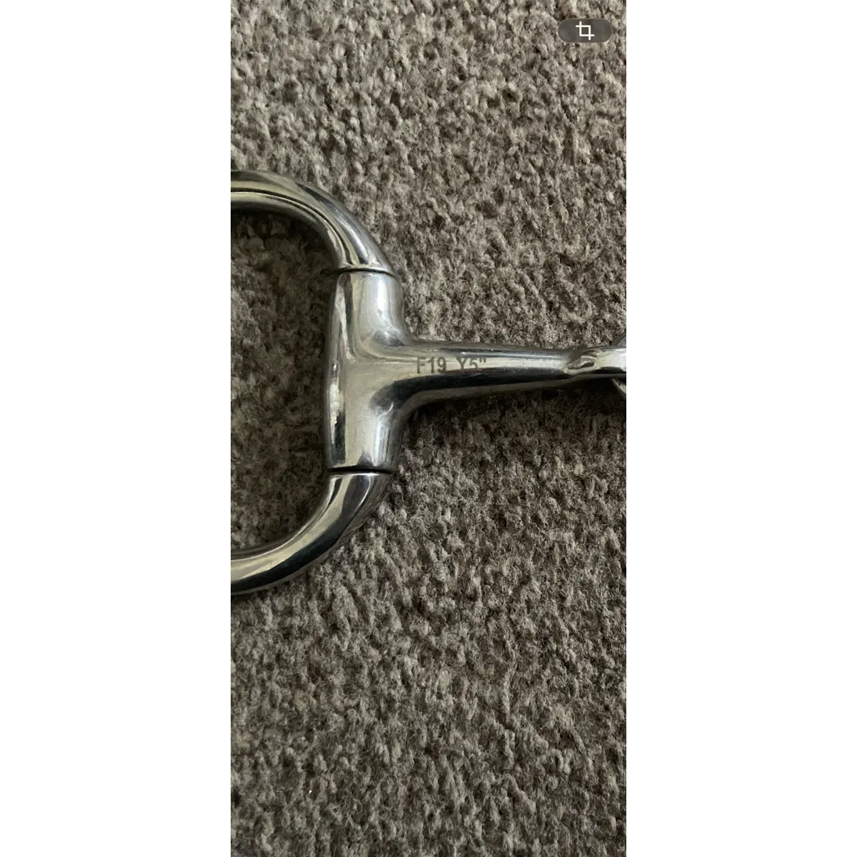 French Link Snaffle 5".  VCG