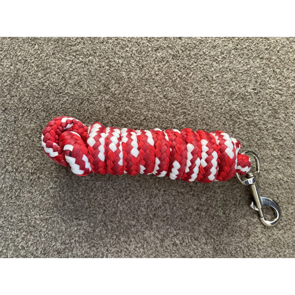 Two tone lead rope with trigger clip.  BN.  Various colours.