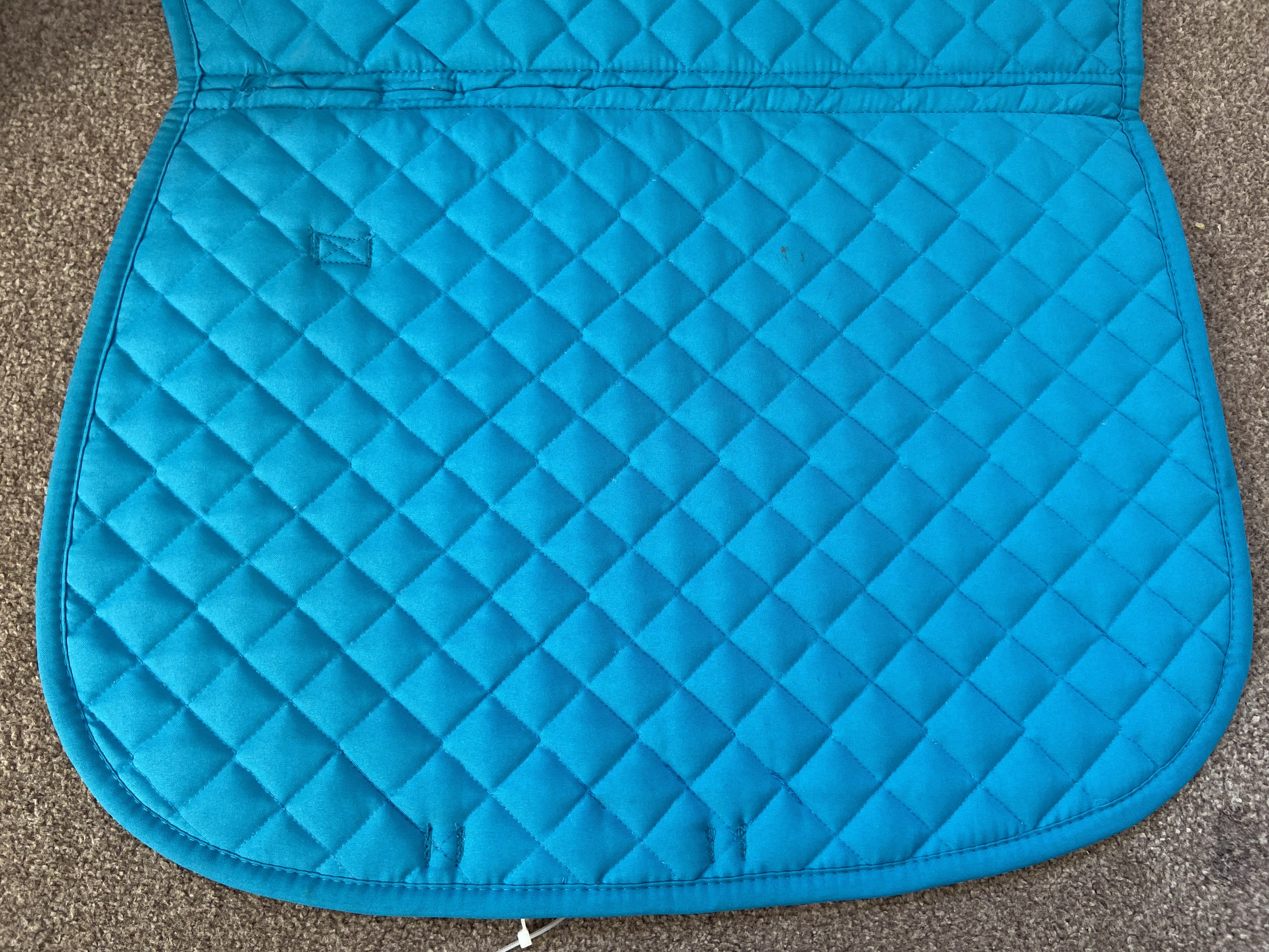 Cob Size Turquoise Saddlepad.  BN