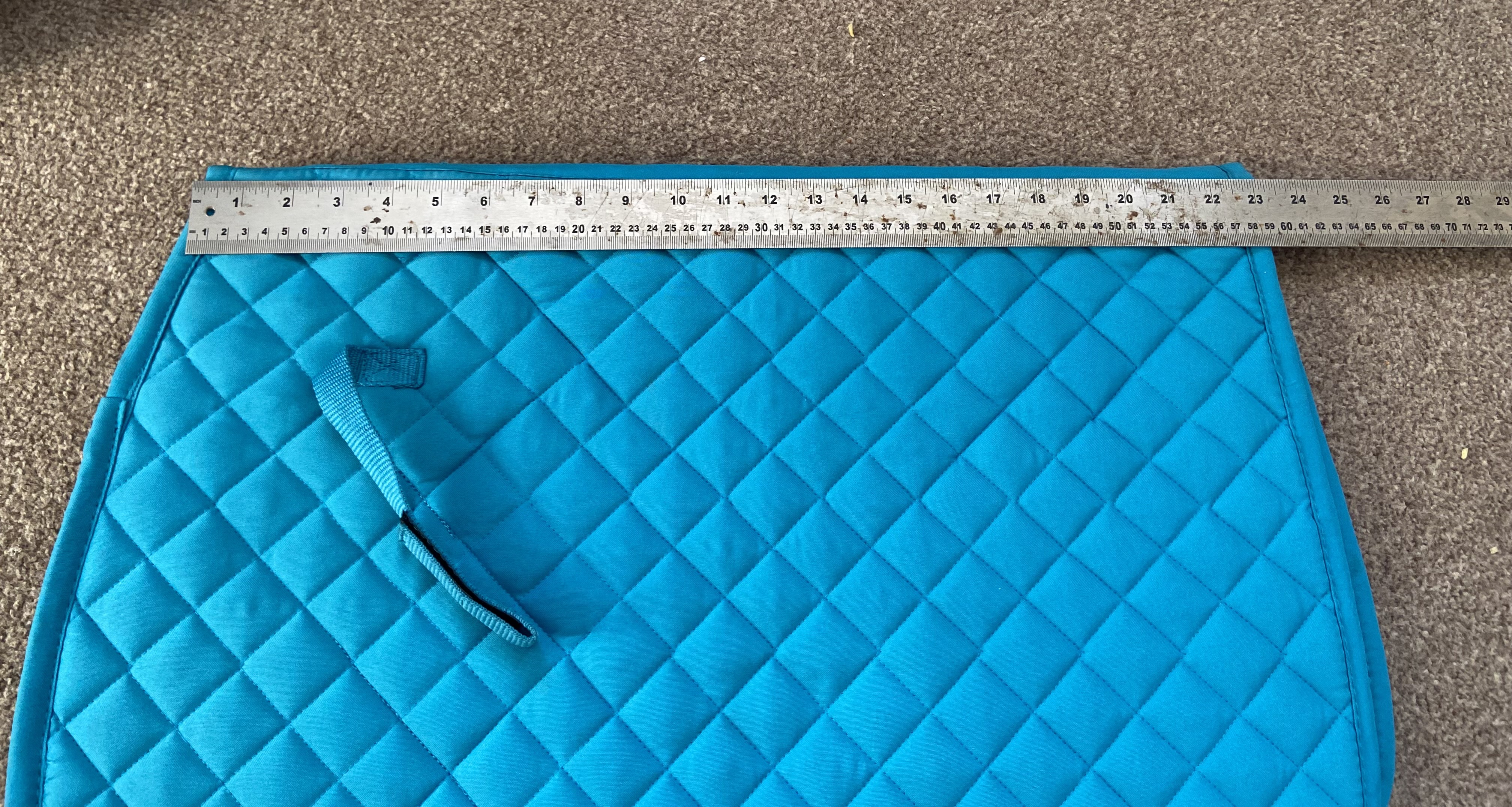 Cob Size Turquoise Saddlepad.  BN