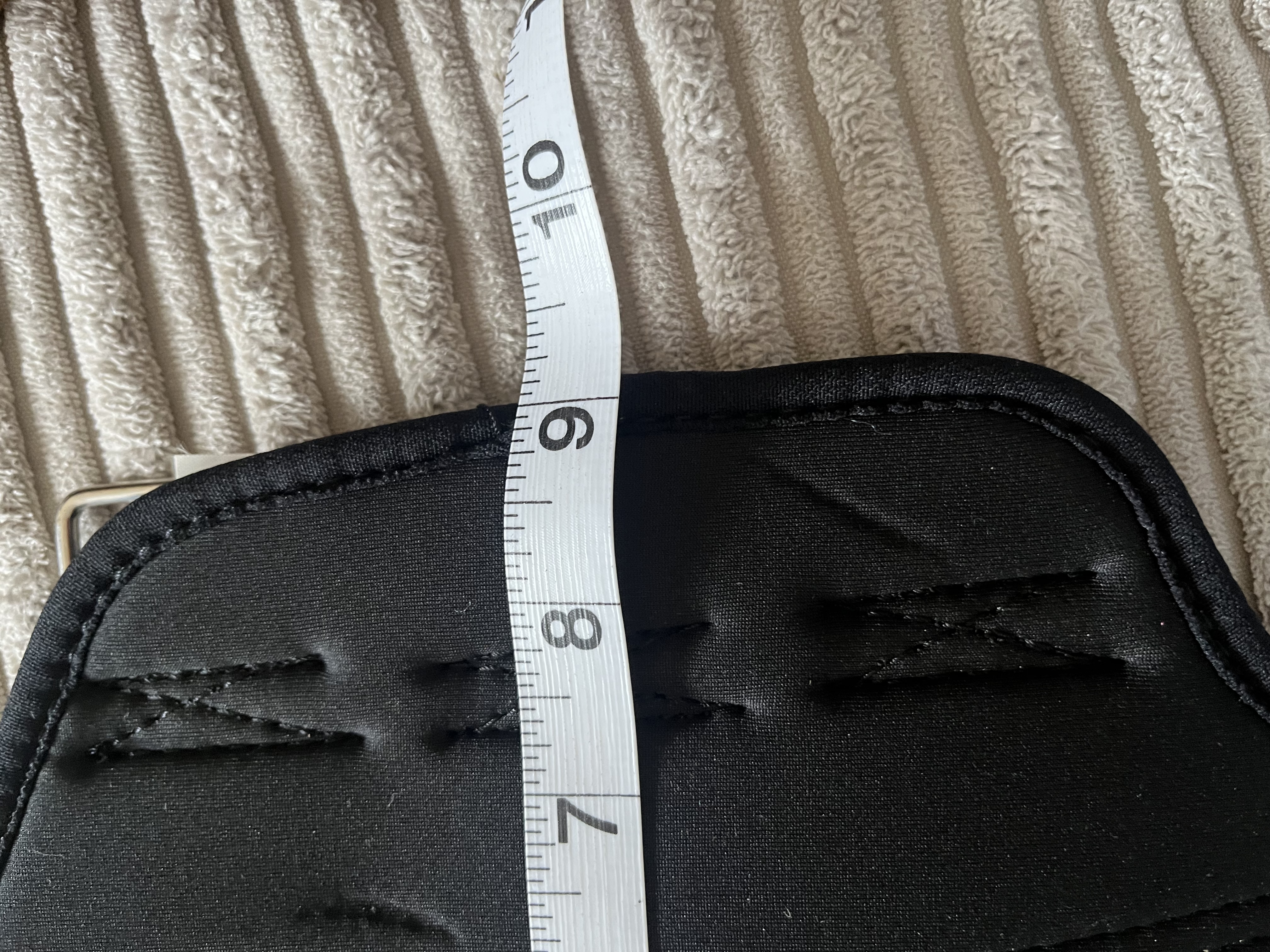 Black neoprene brushing boots.  BN. Pony size.