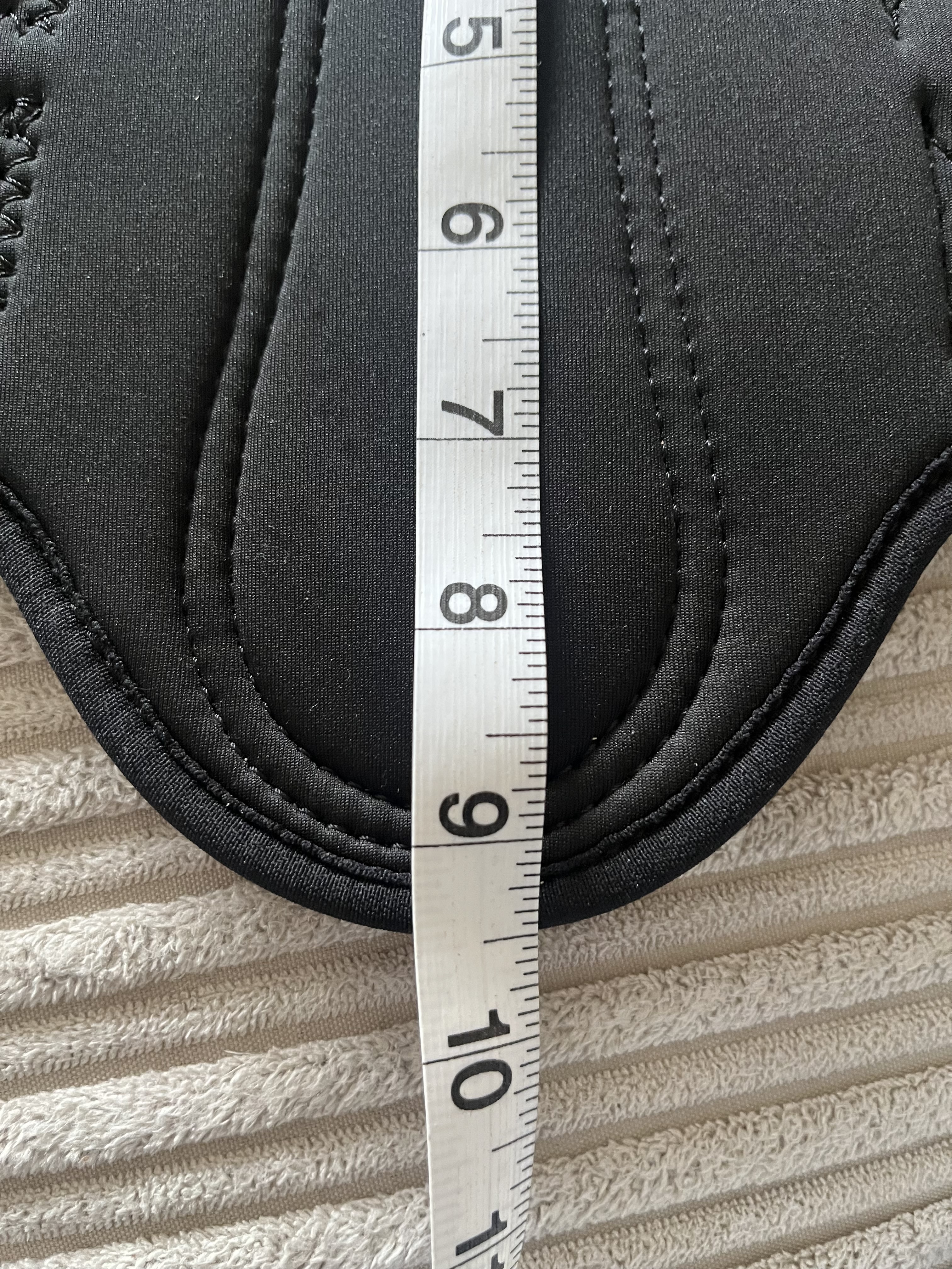 Black neoprene brushing boots.  BN. Pony size.