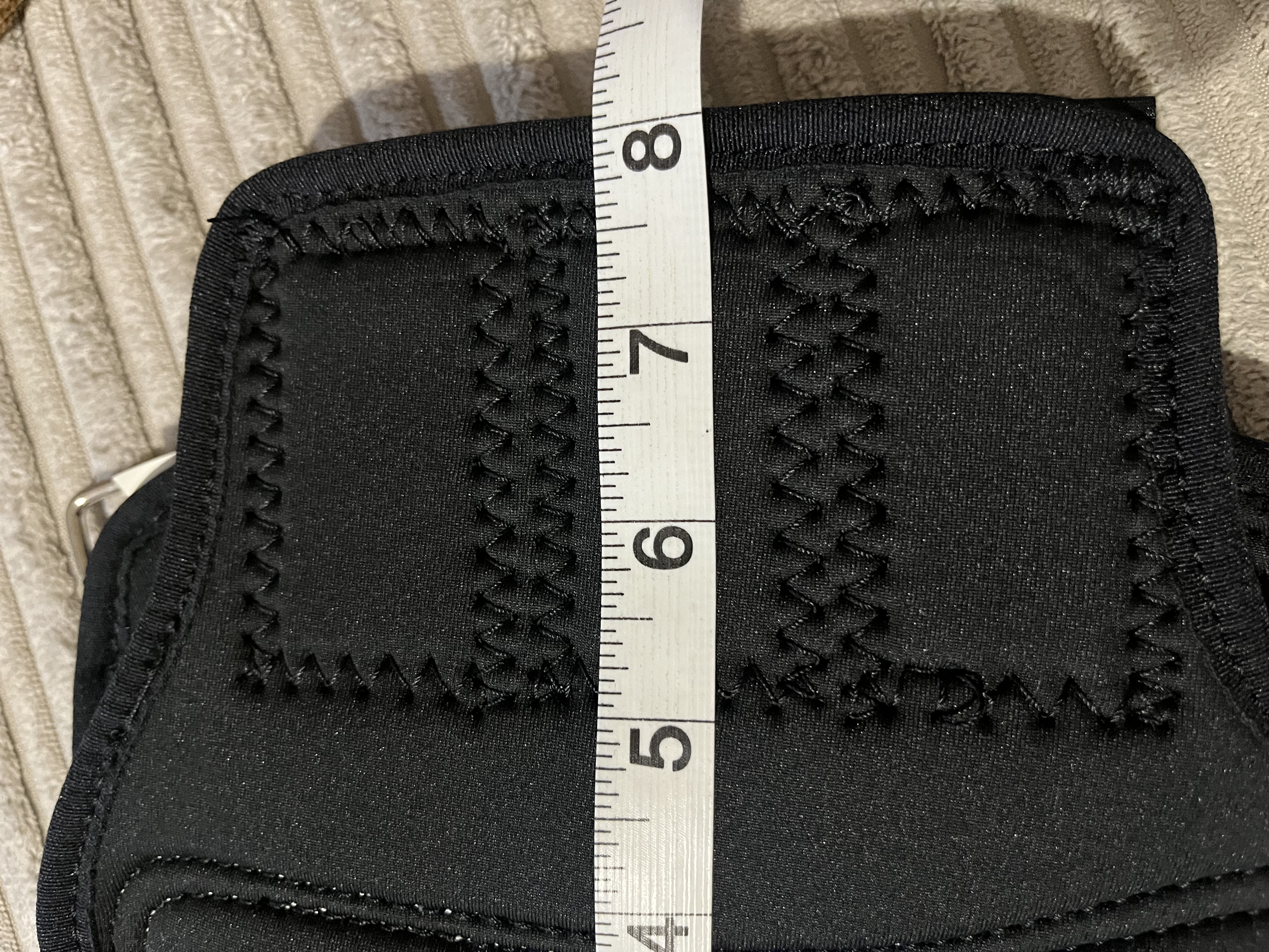 Black neoprene brushing boots.  BN. Small Pony size.