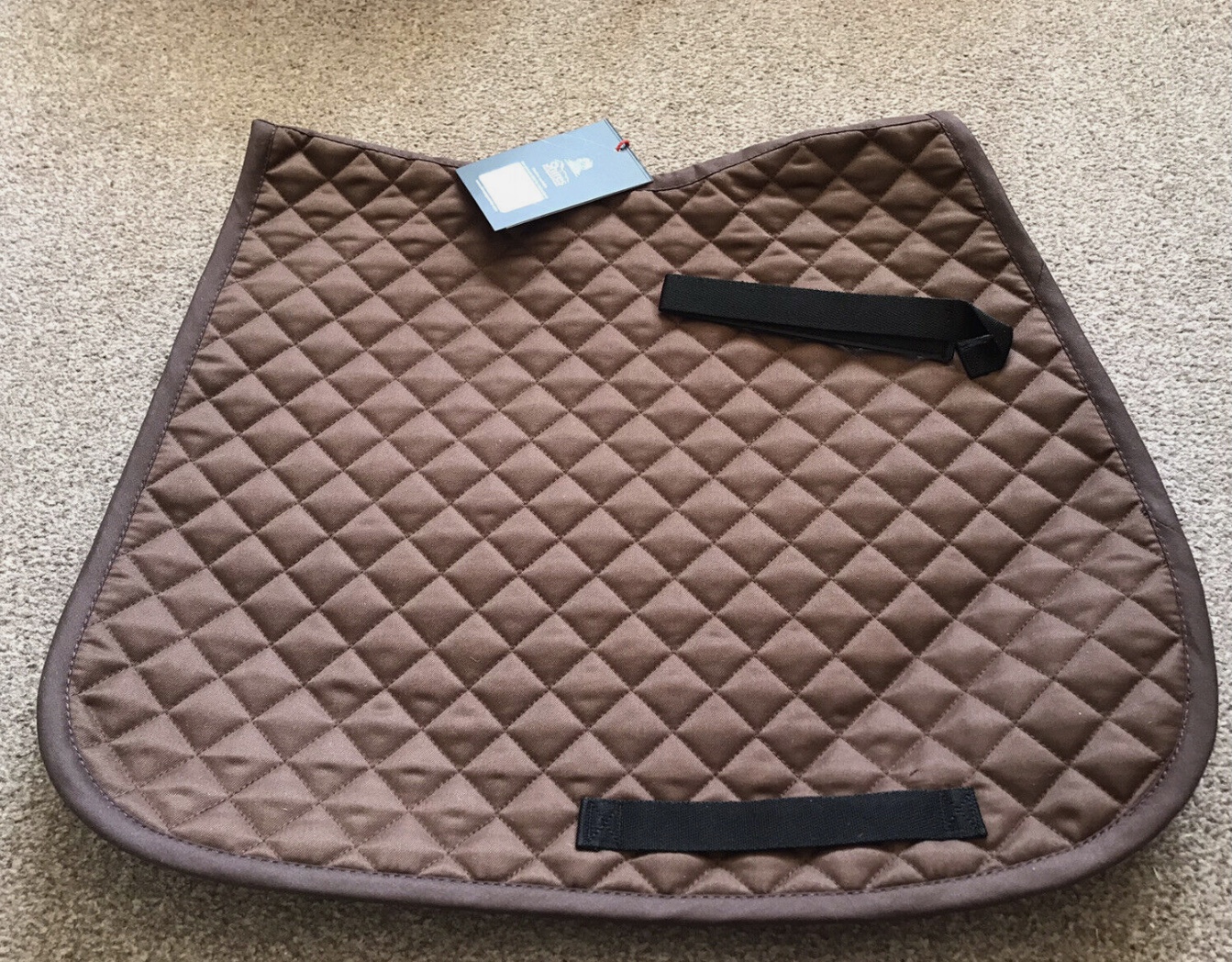 Shires performance Lite Saddlecloth. 15”-16.5”. Brown. BNWT