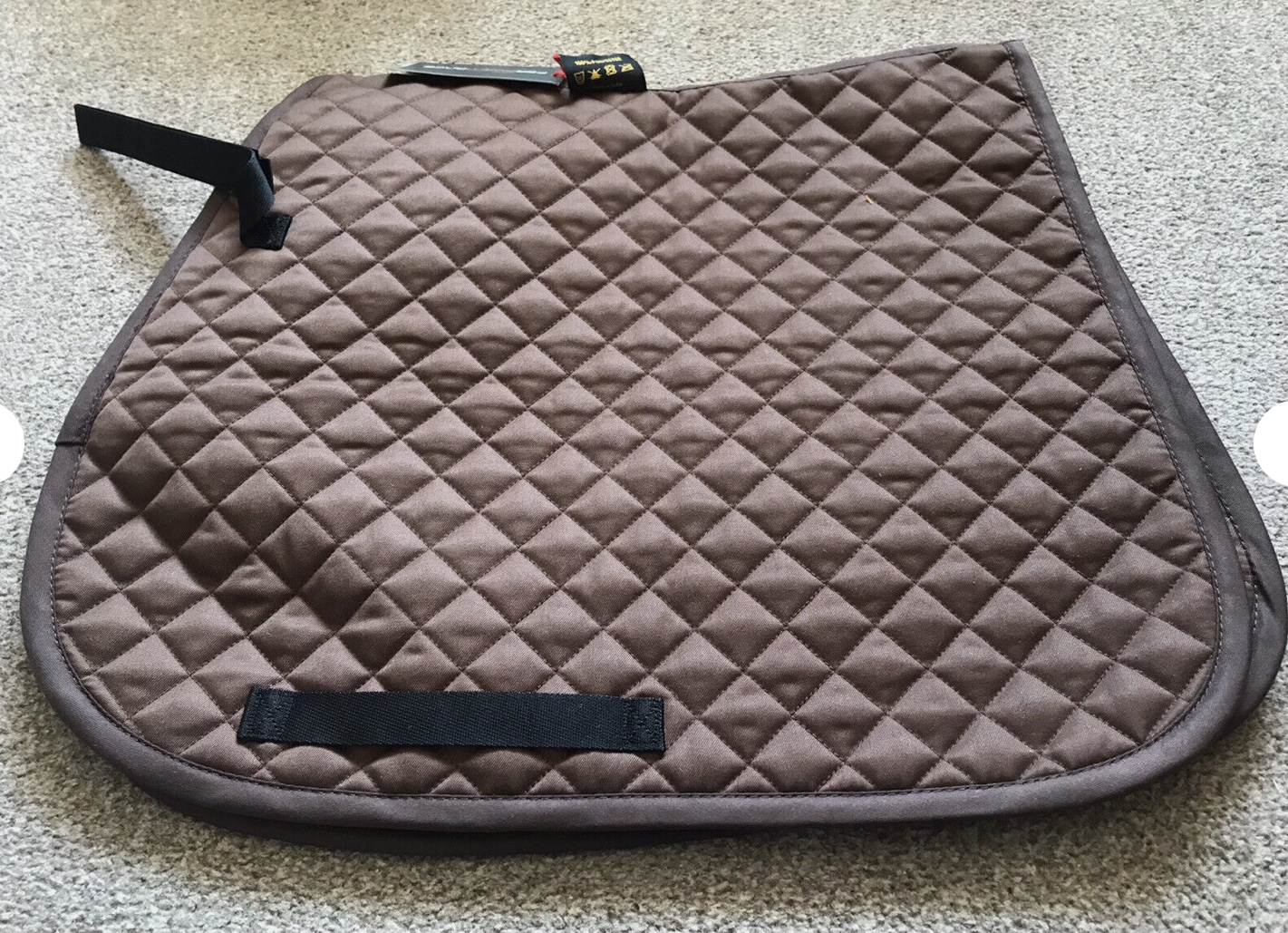 Shires performance Lite Saddlecloth. 15”-16.5”. Brown. BNWT