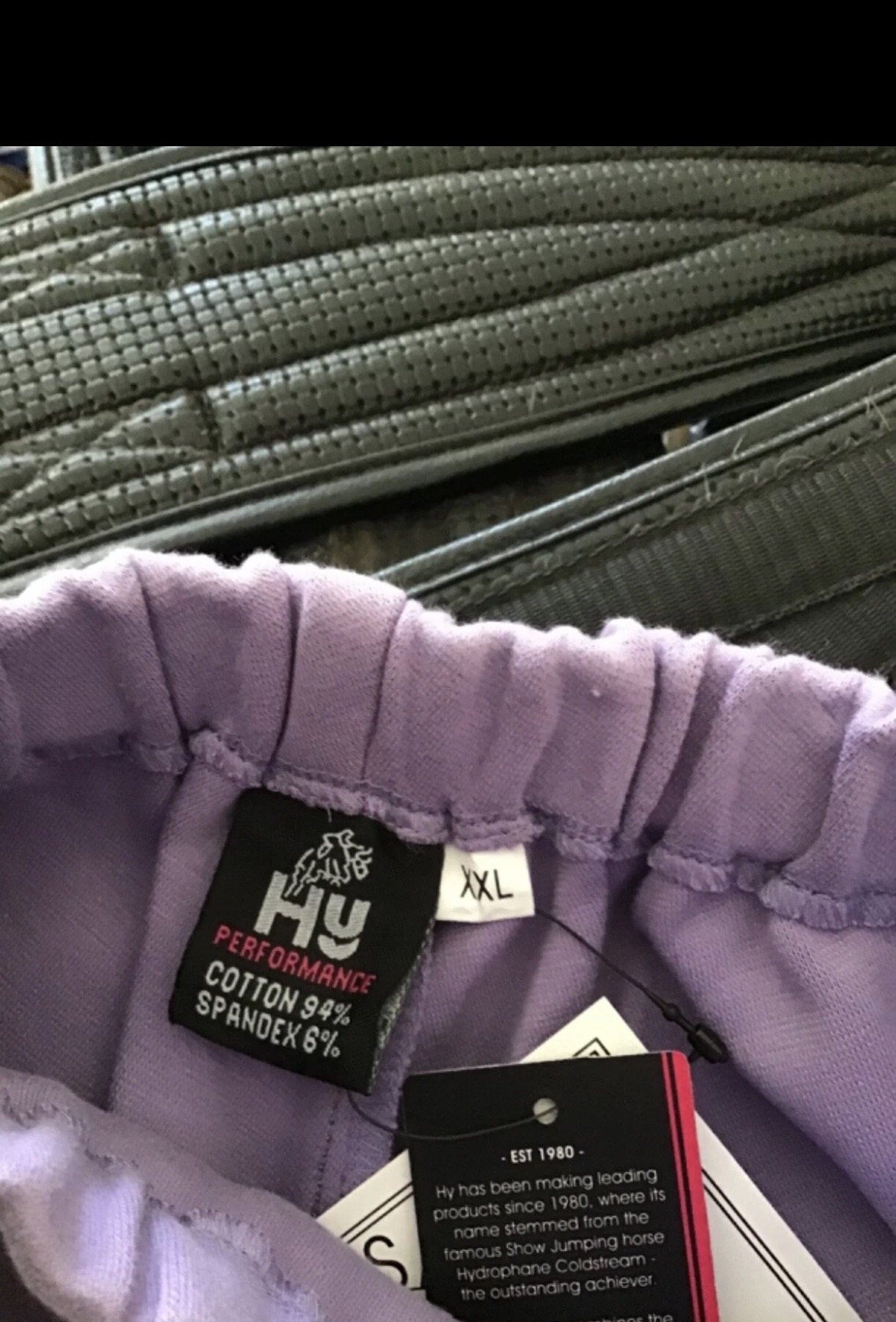 Hy performance Zeddy Chirldrens jodphurs. XXL age 6-7. Lilac. BNWT.
