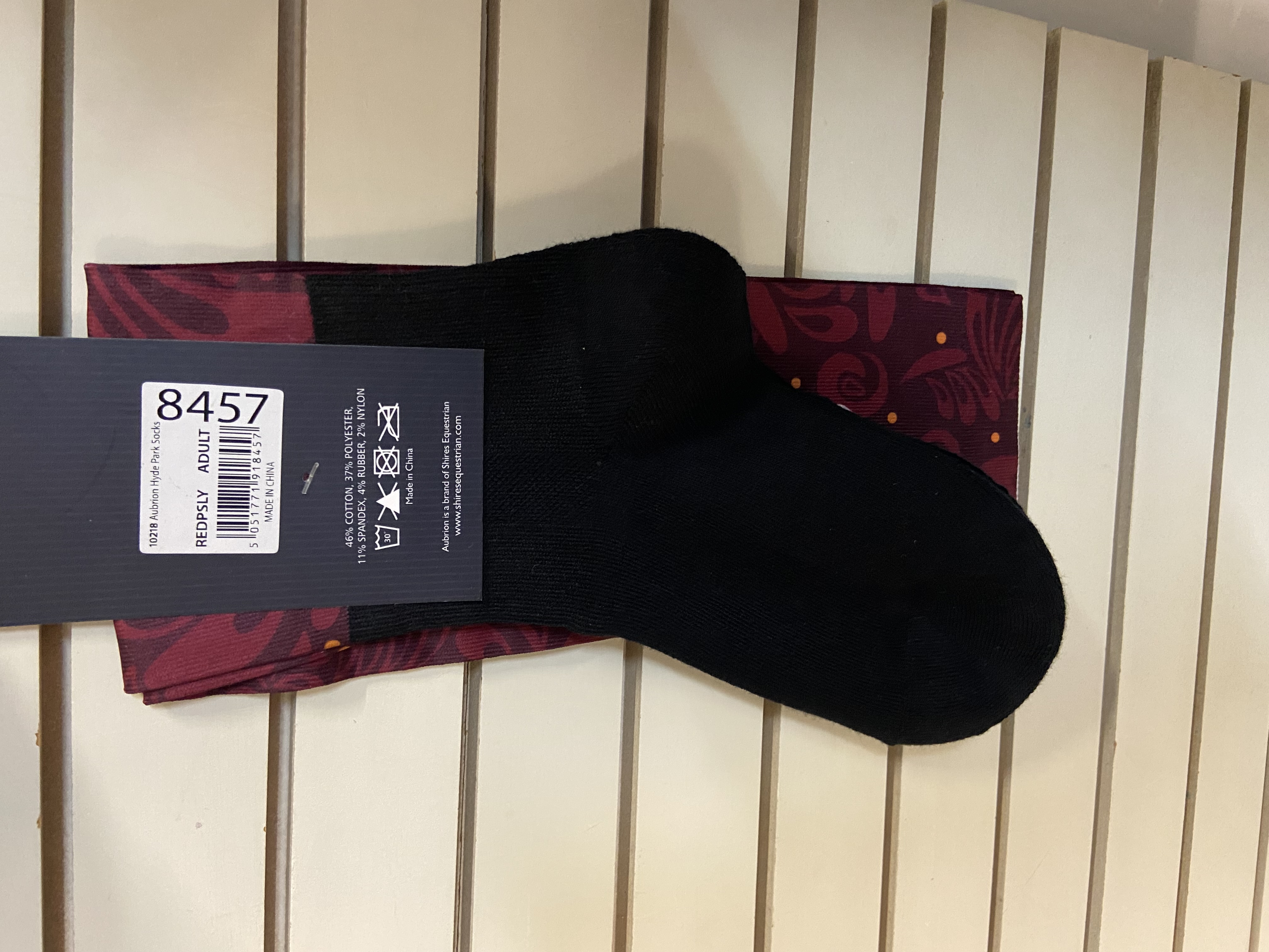 Aubrion Hyde Park Support Socks. BN. Adult 3.5-8