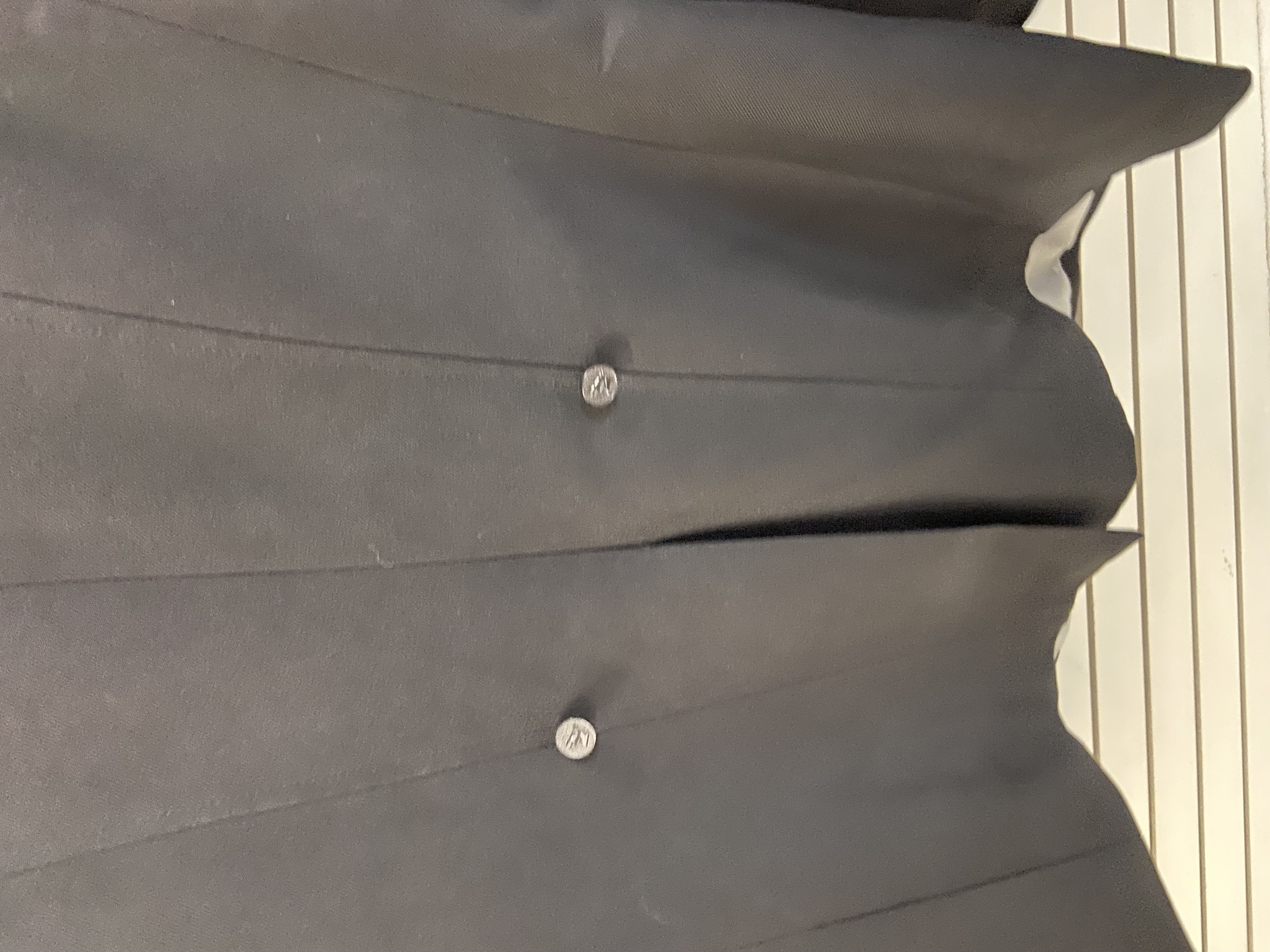 Shires ladies/maids black showing jacket. 32”. Preowned. VGC.