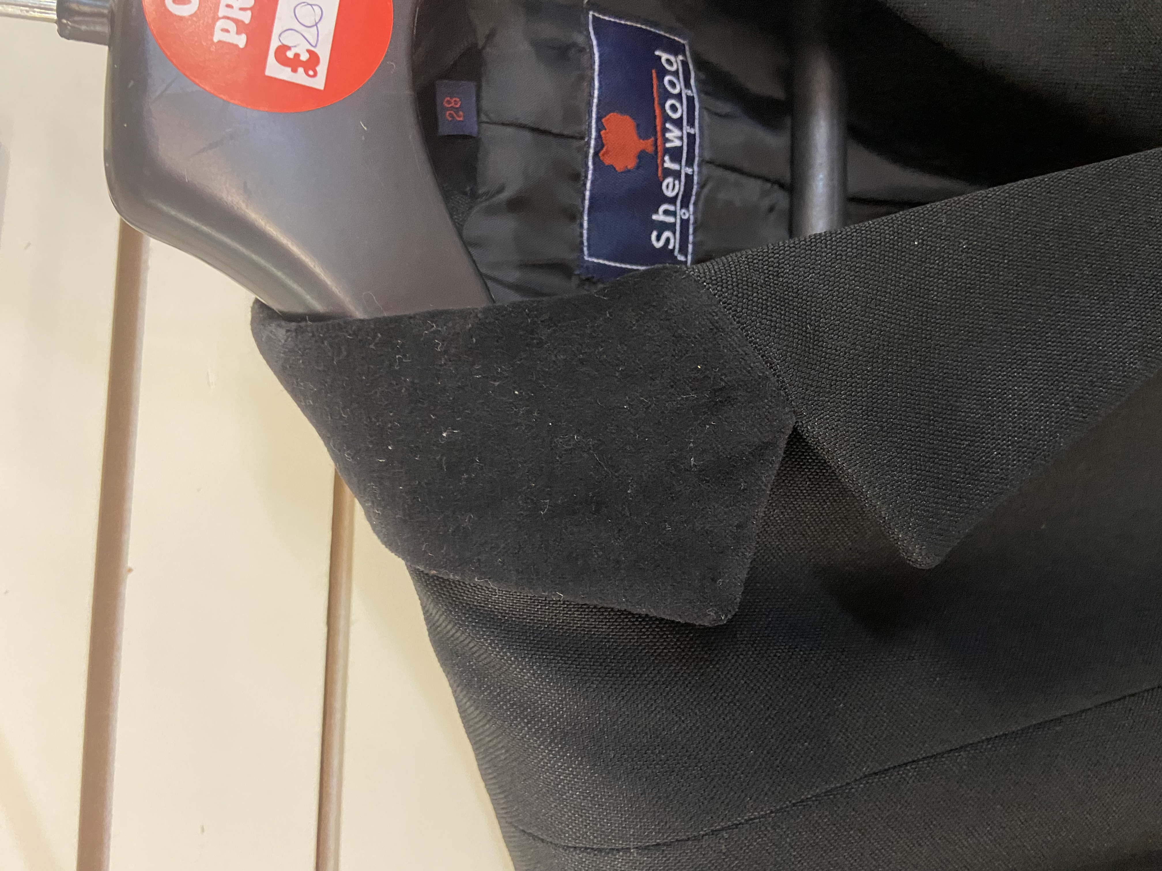 Sherwood Forest Junior Black Showing/Competition Jacket. Preowned. VCG. 28”