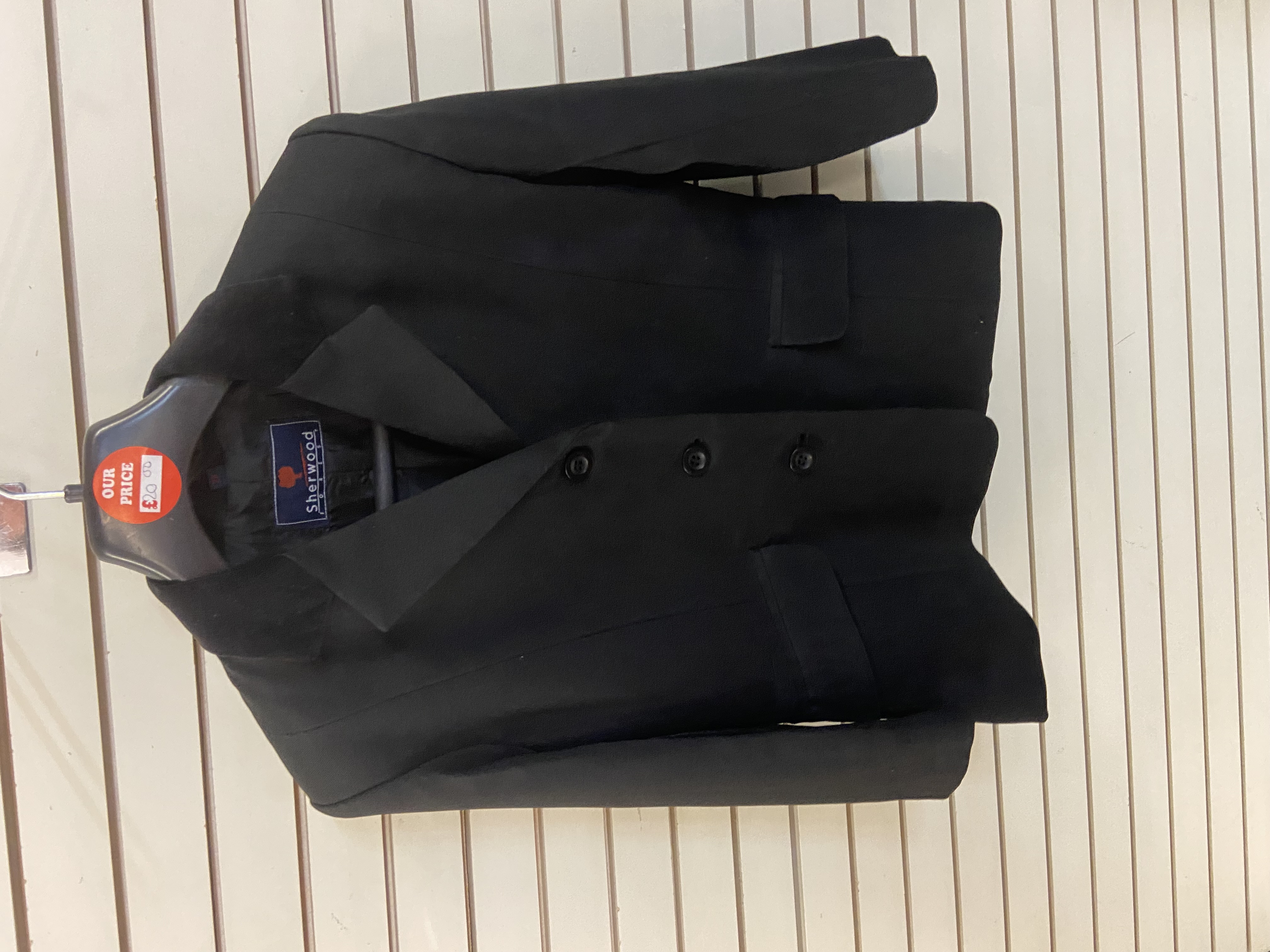Sherwood Forest Junior Black Showing/Competition Jacket. Preowned. VCG. 28”