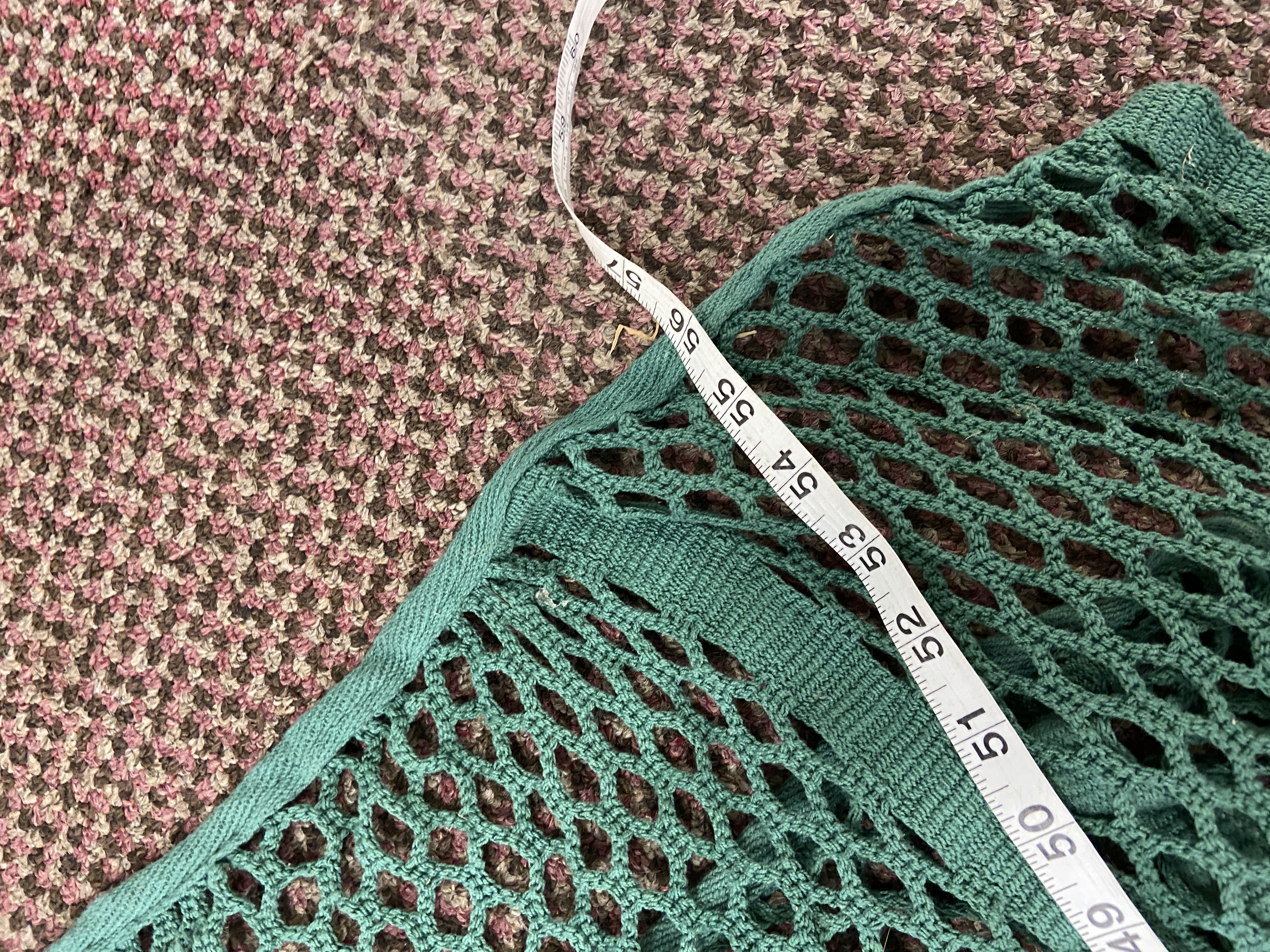 Vintage horse sweat rug. Used condition. Approx 4ft 8in.