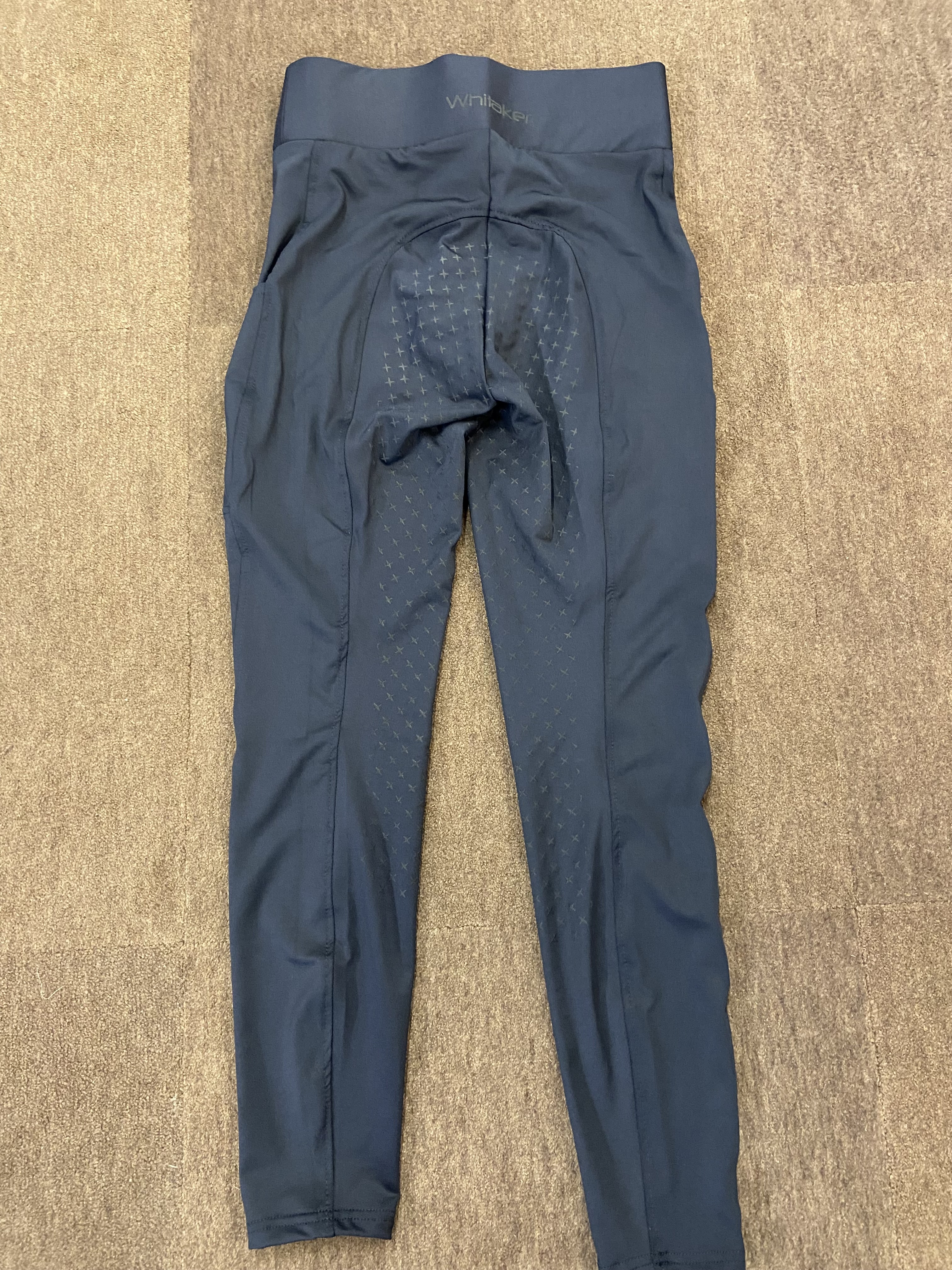 John Whitaker. Full silicon seat comfort Riding tights in Navy. BNWT.