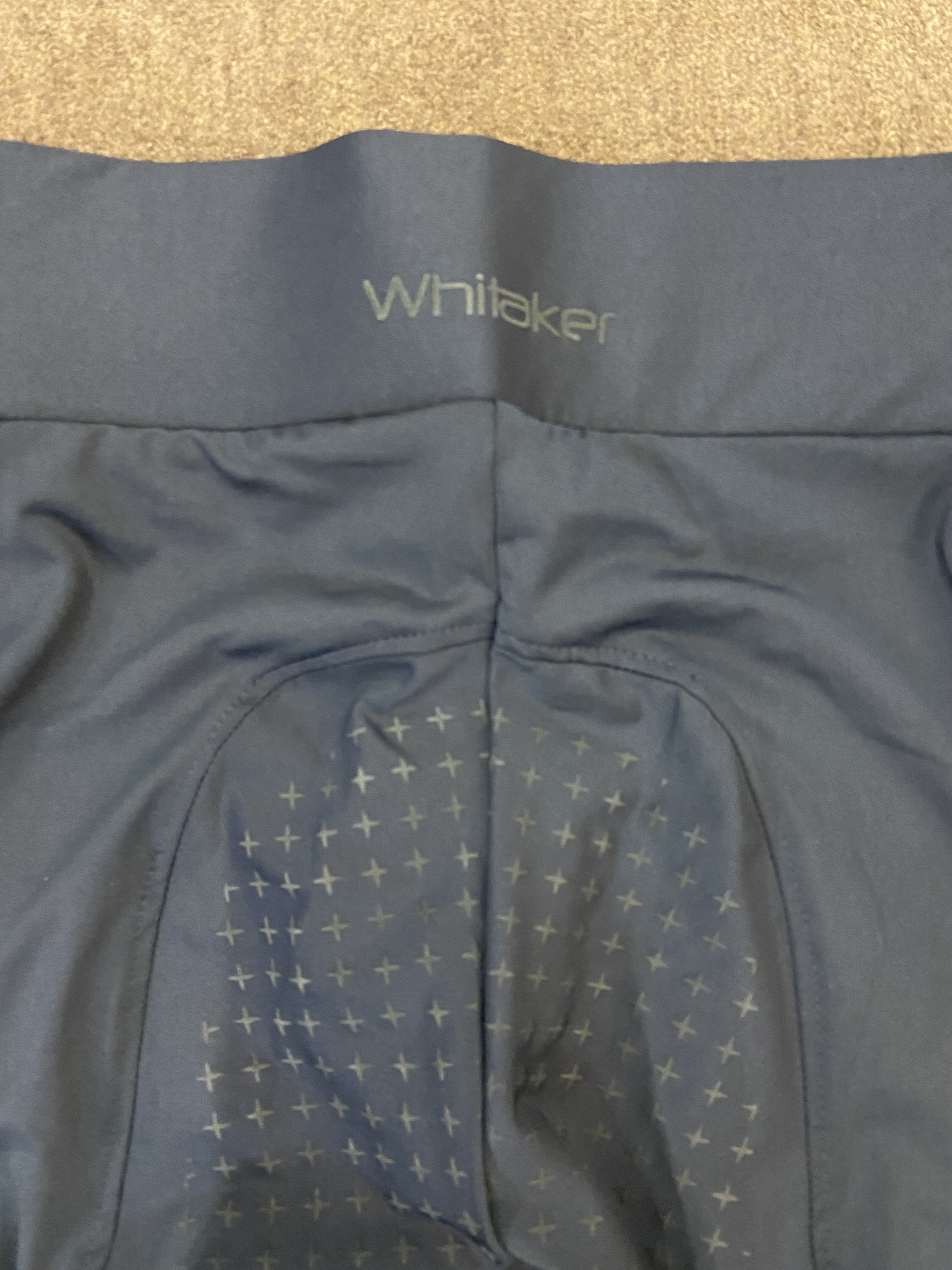 John Whitaker. Full silicon seat comfort Riding tights in Navy. BNWT.