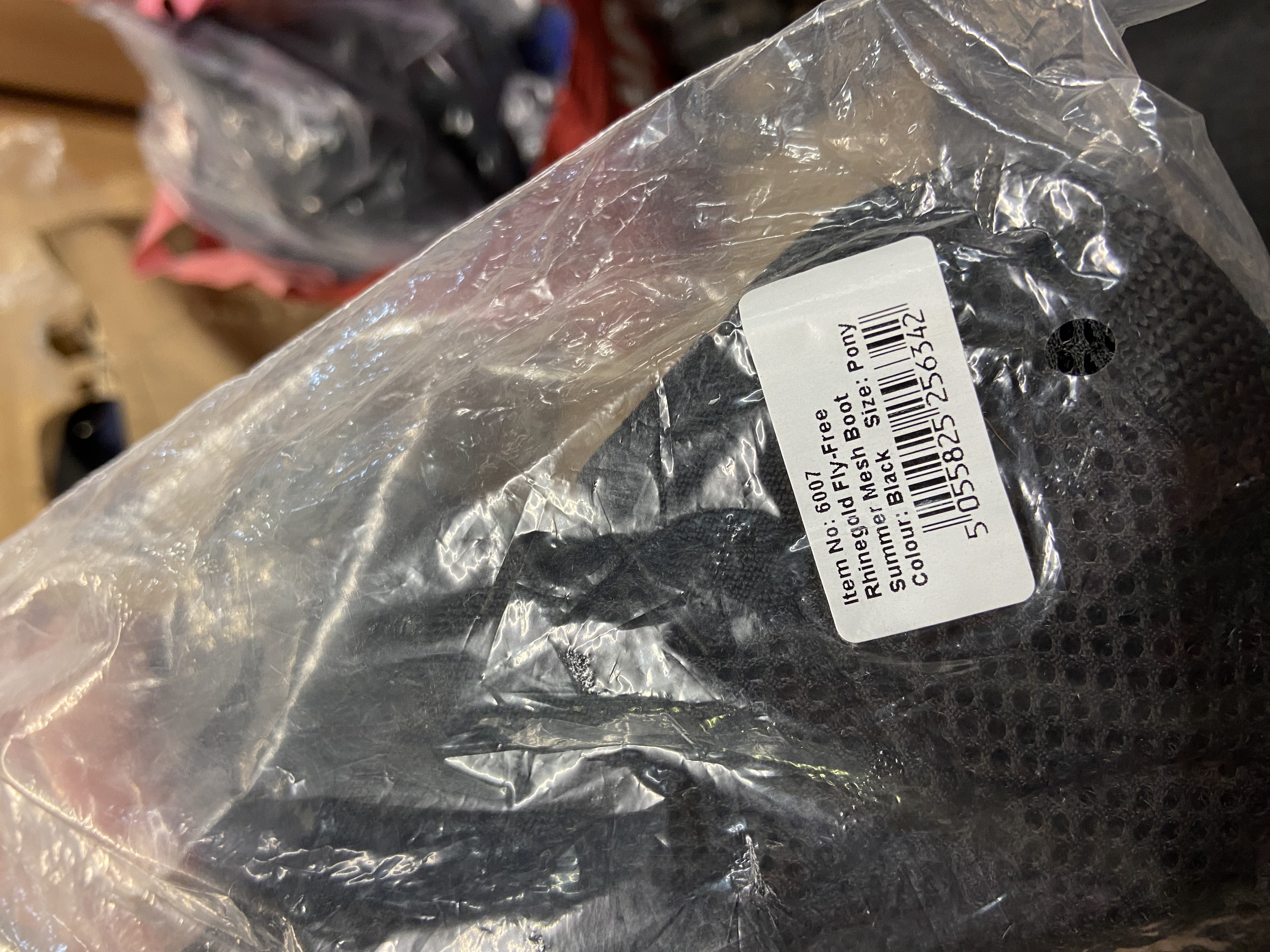 Rhinegold Pony sized Fly Boots. Black  BNWT.