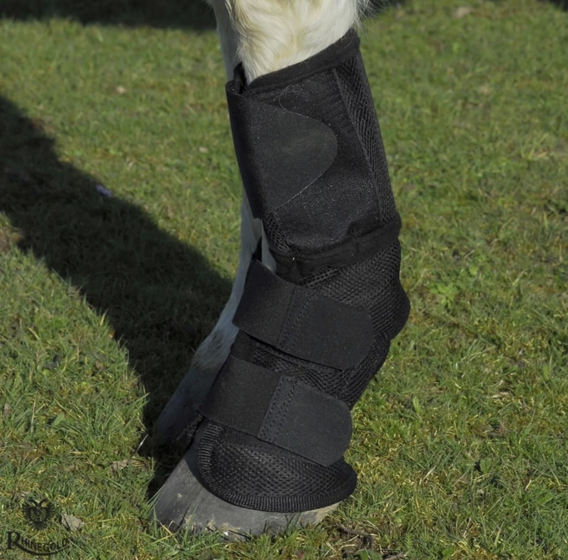 Rhinegold Pony sized Fly Boots. Black  BNWT.