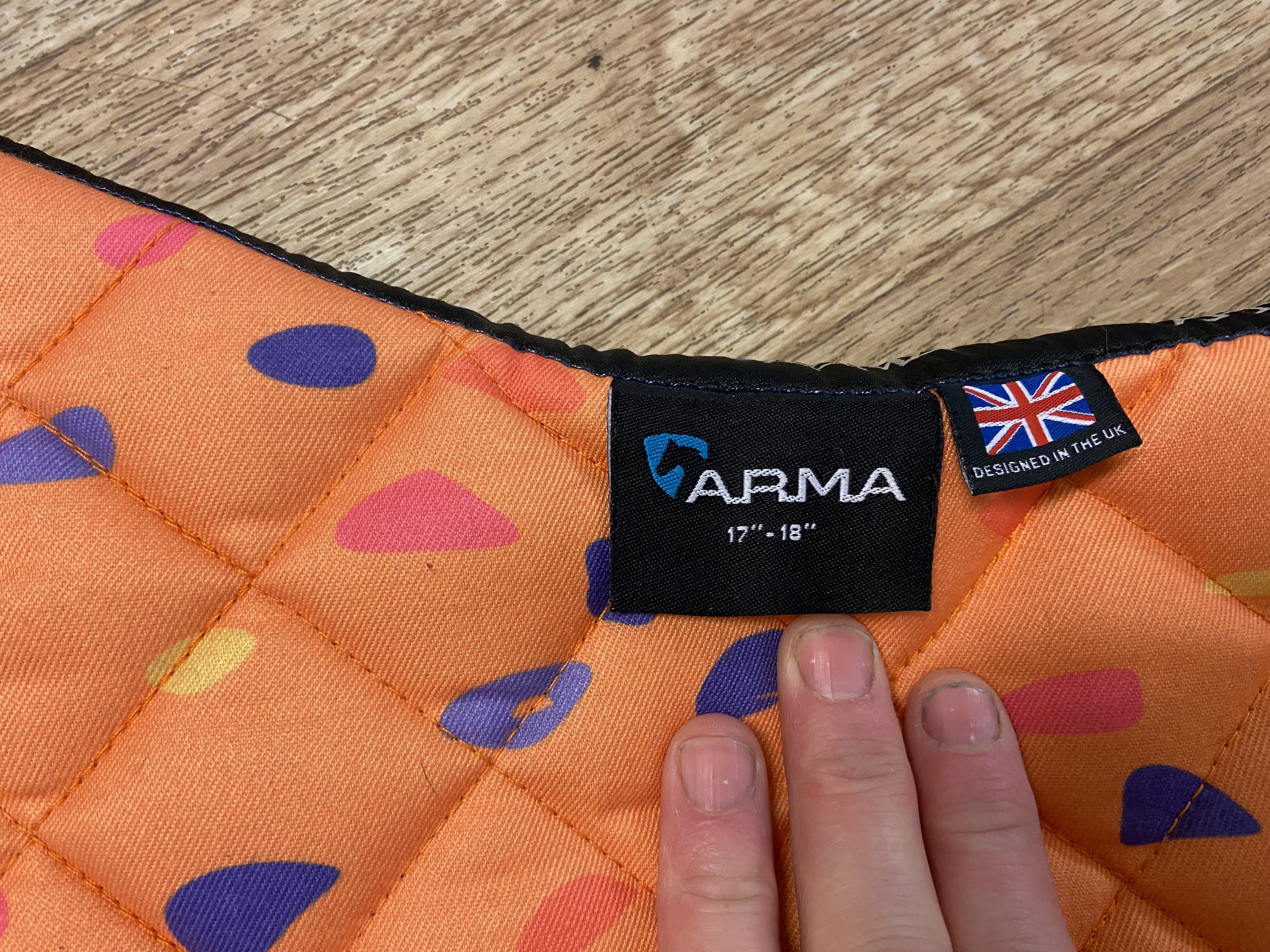 Shires Arma saddlepad. Preowned To fit 17”-18” saddle