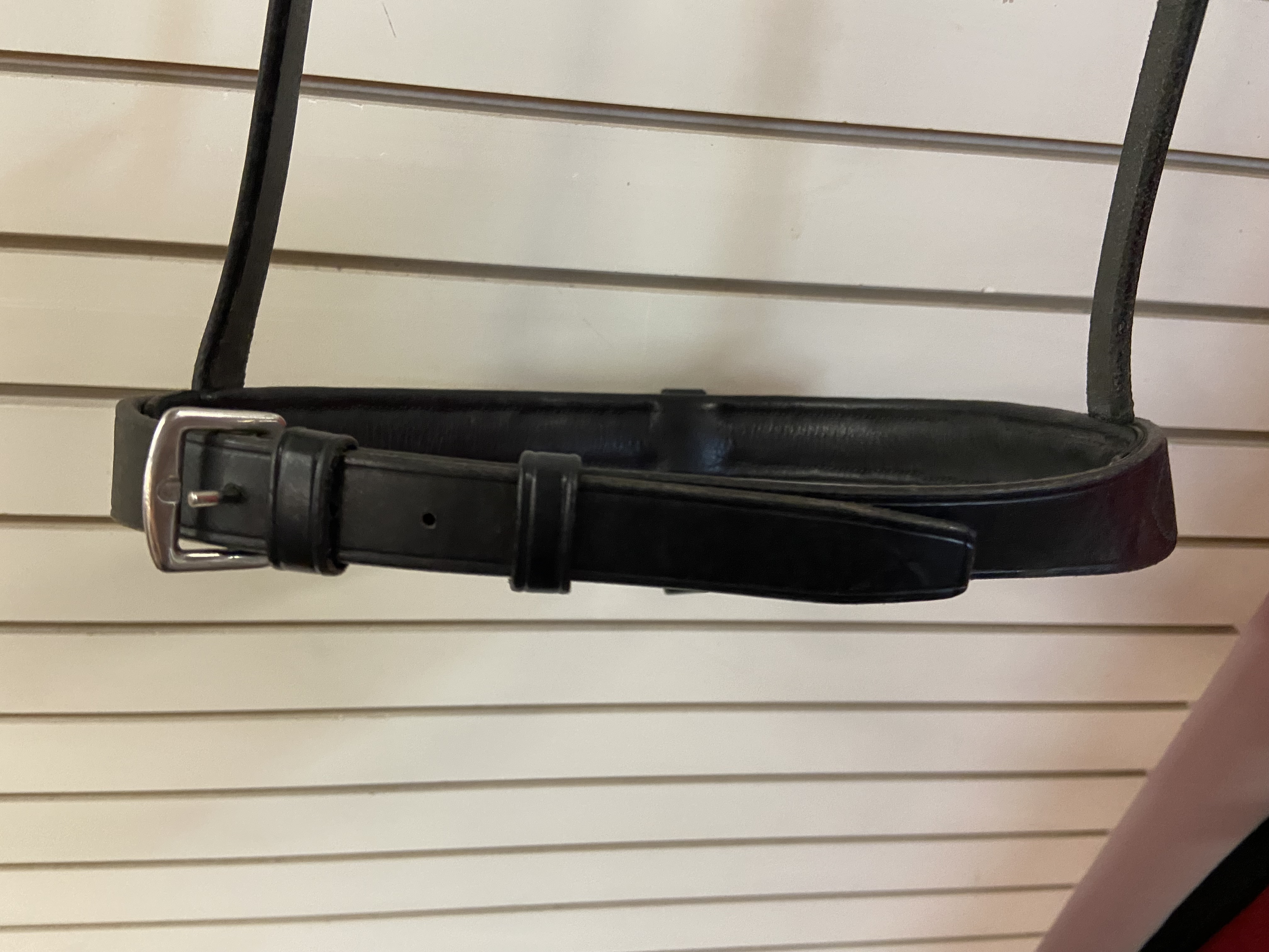 Jeffries Black Full Size noseband with flash converter. BNWOT