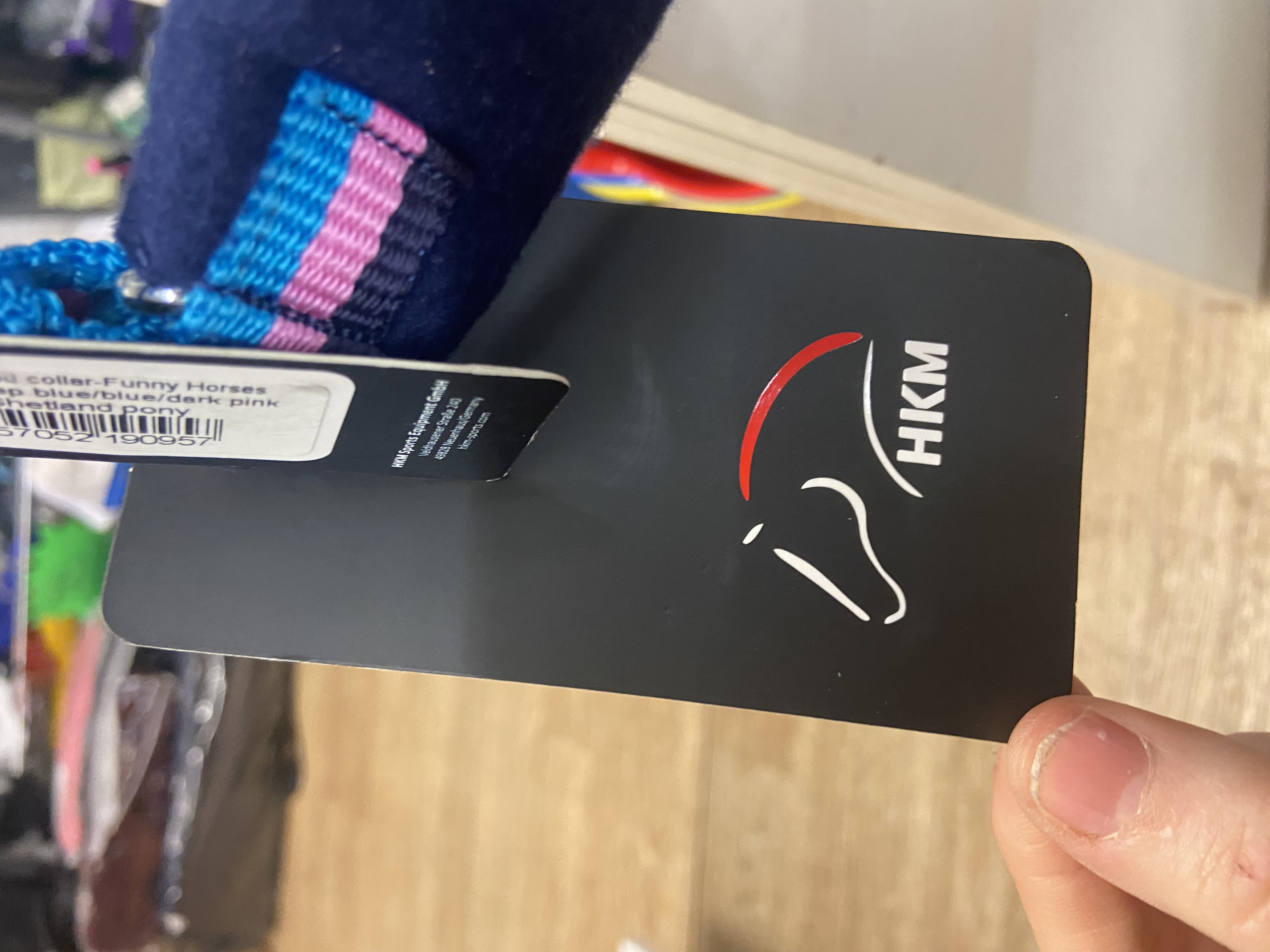 Hkm funny horses shetland size headcollar. BNWT.