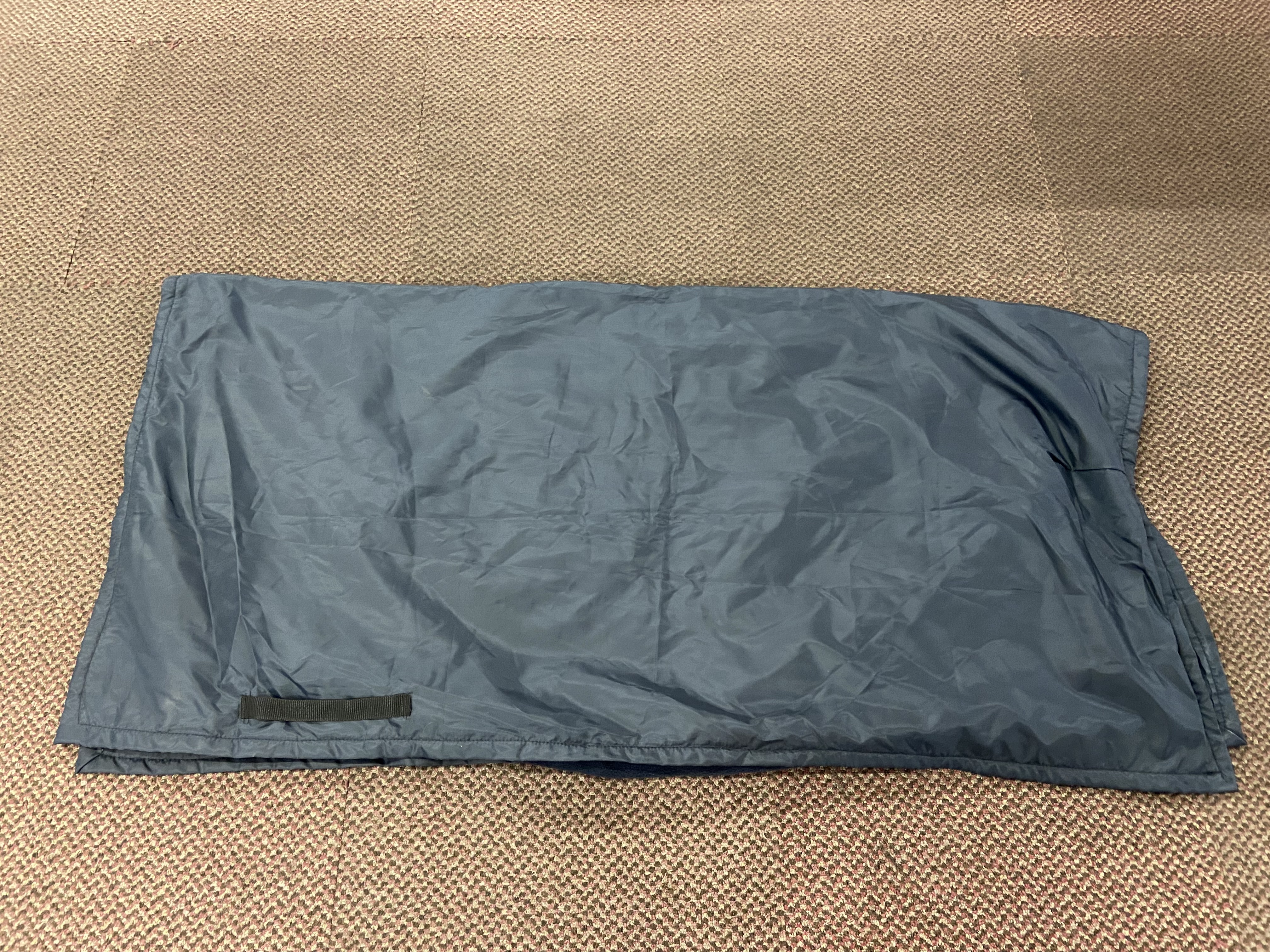 Elico showerproof fleece lined Navy exercise sheet. BNWOT. 4ft6in