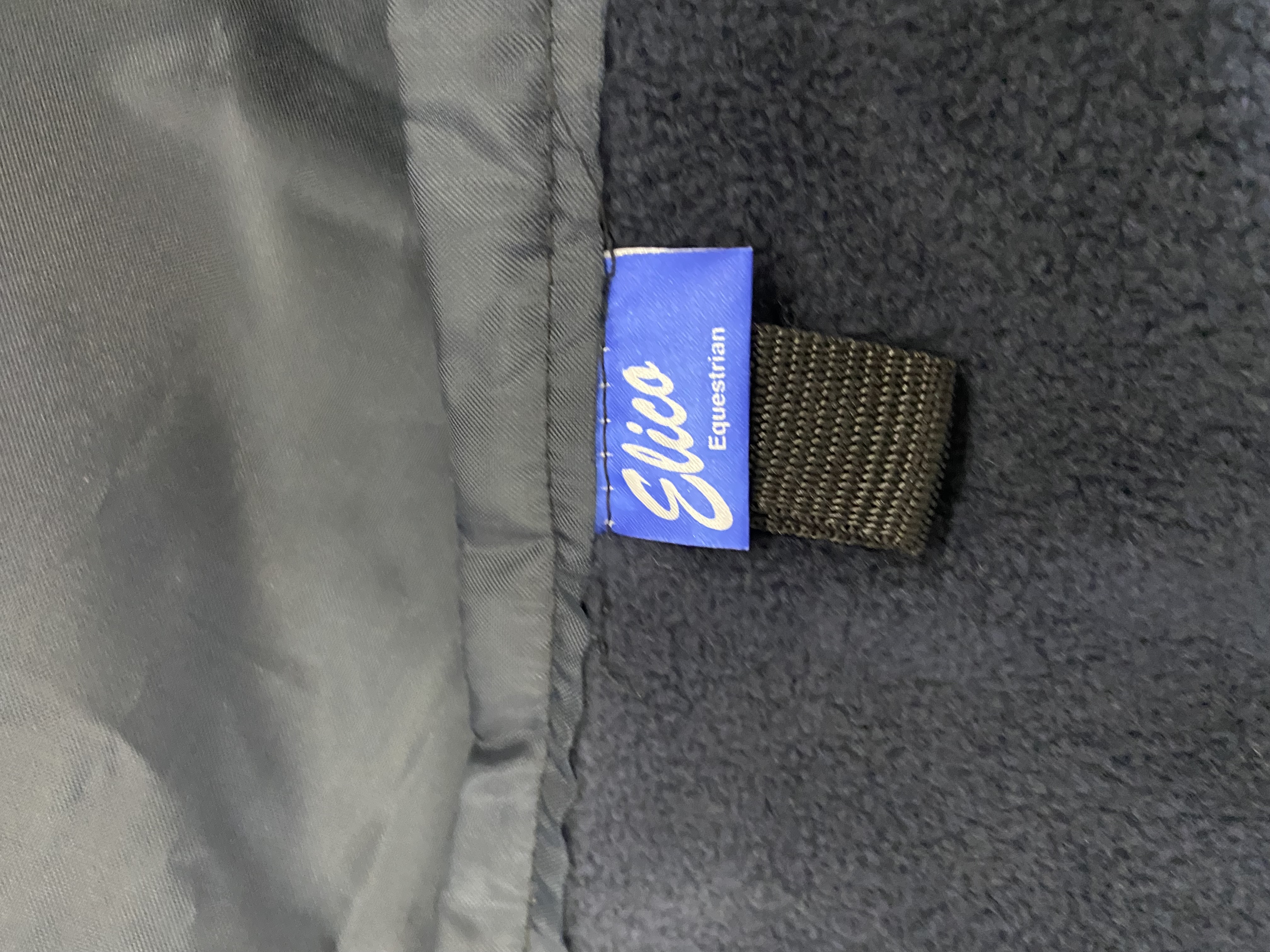 Elico showerproof fleece lined Navy exercise sheet. BNWOT. 4ft6in