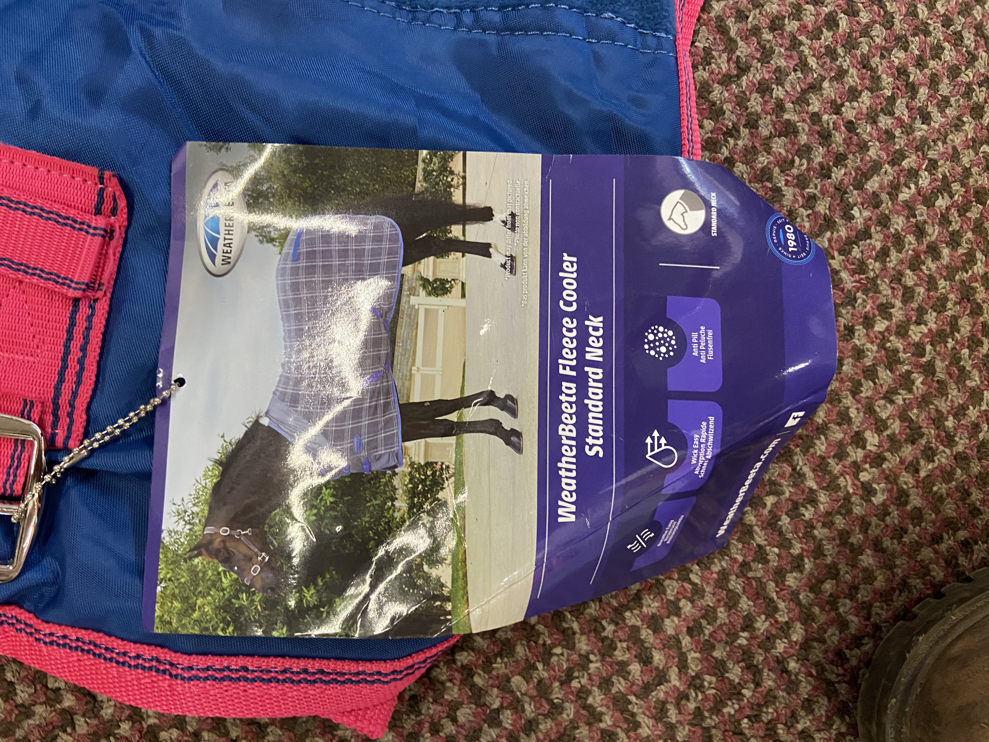 Weatherbeeta standaed neck fleece cooler. 5ft6. BNWT