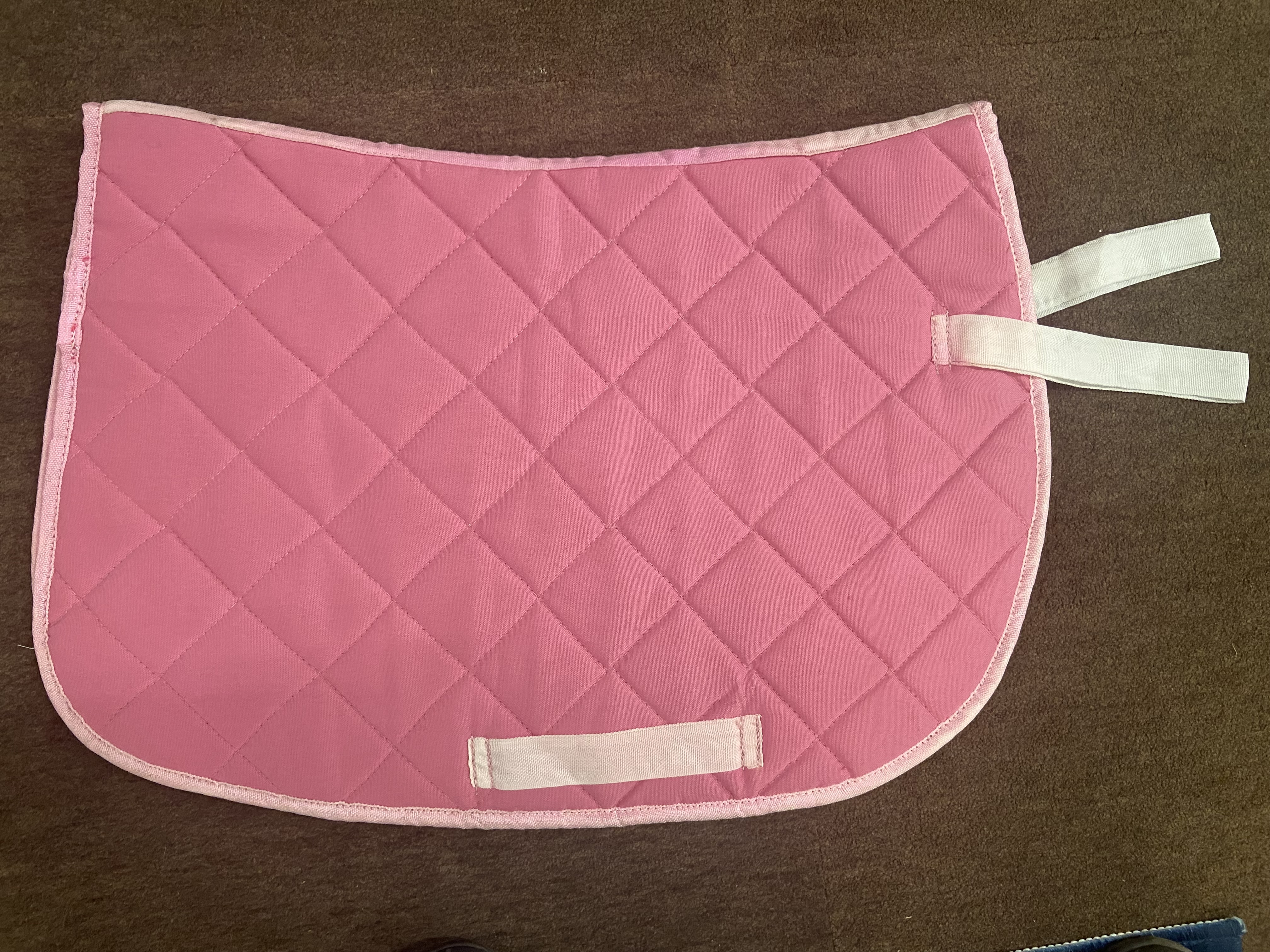 Pink shetland economy saddle cloth. BNWOT.