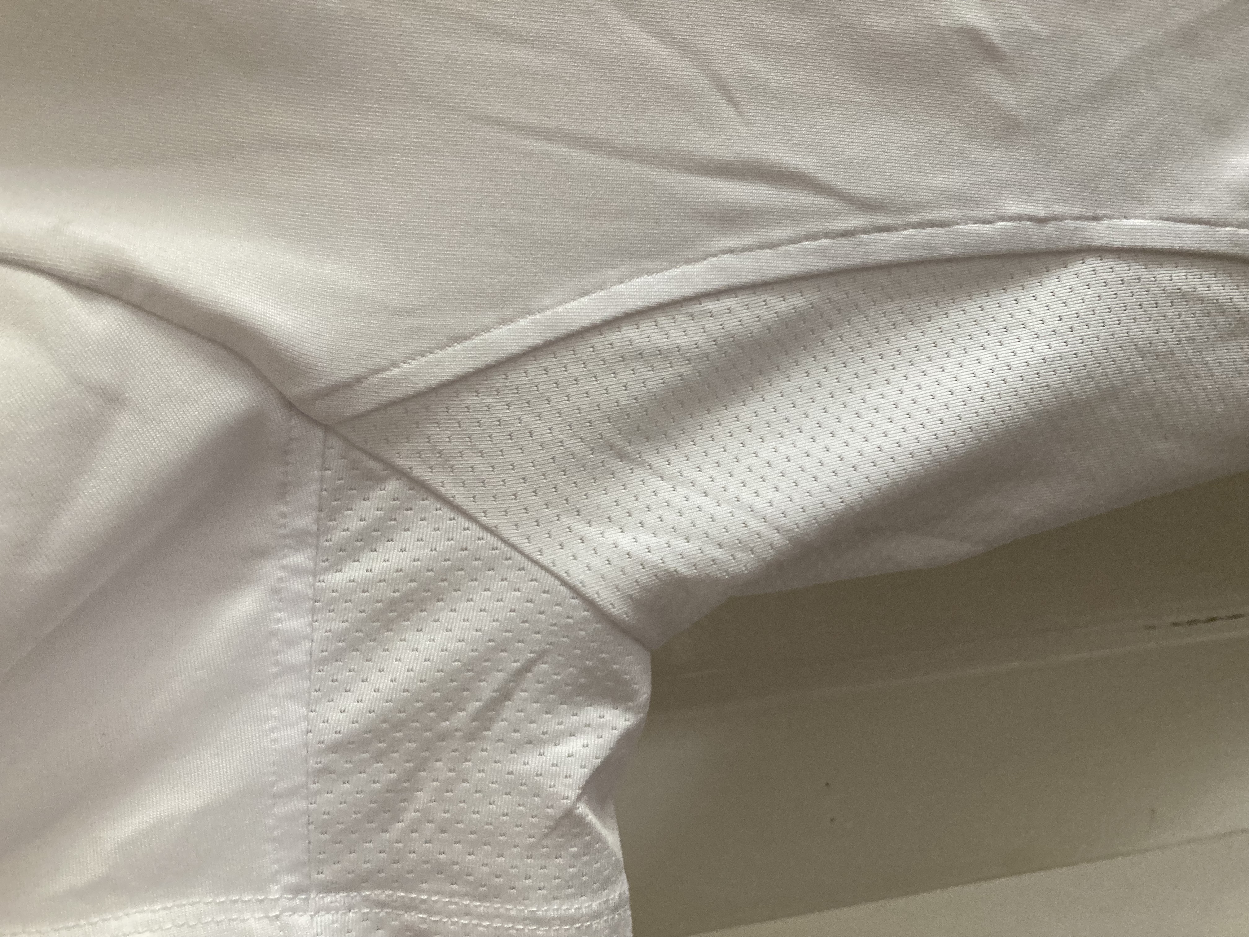 Dublin ladies large [14] white/navy shirt/show shirt.