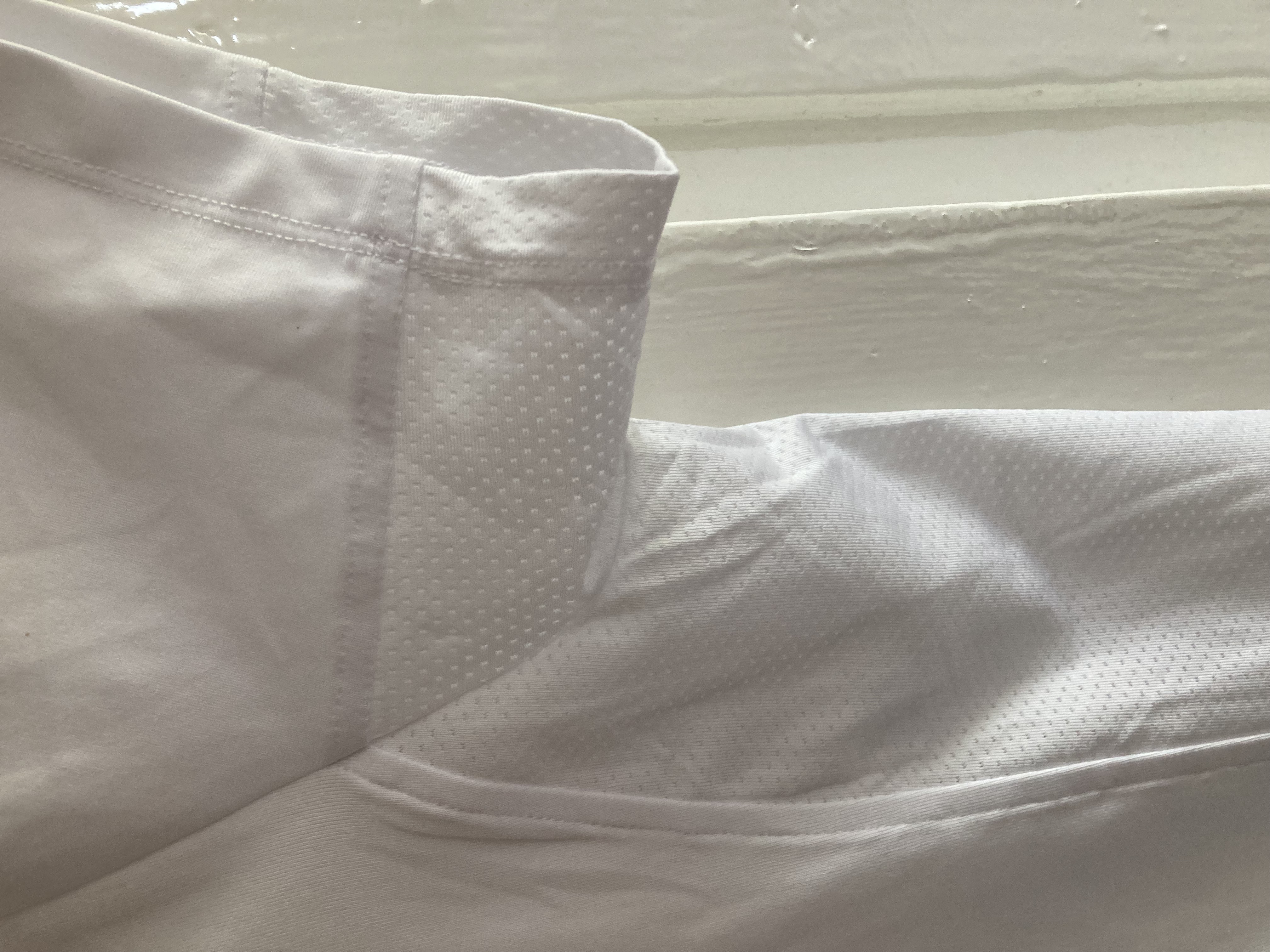 Dublin ladies large [14] white/navy shirt/show shirt.