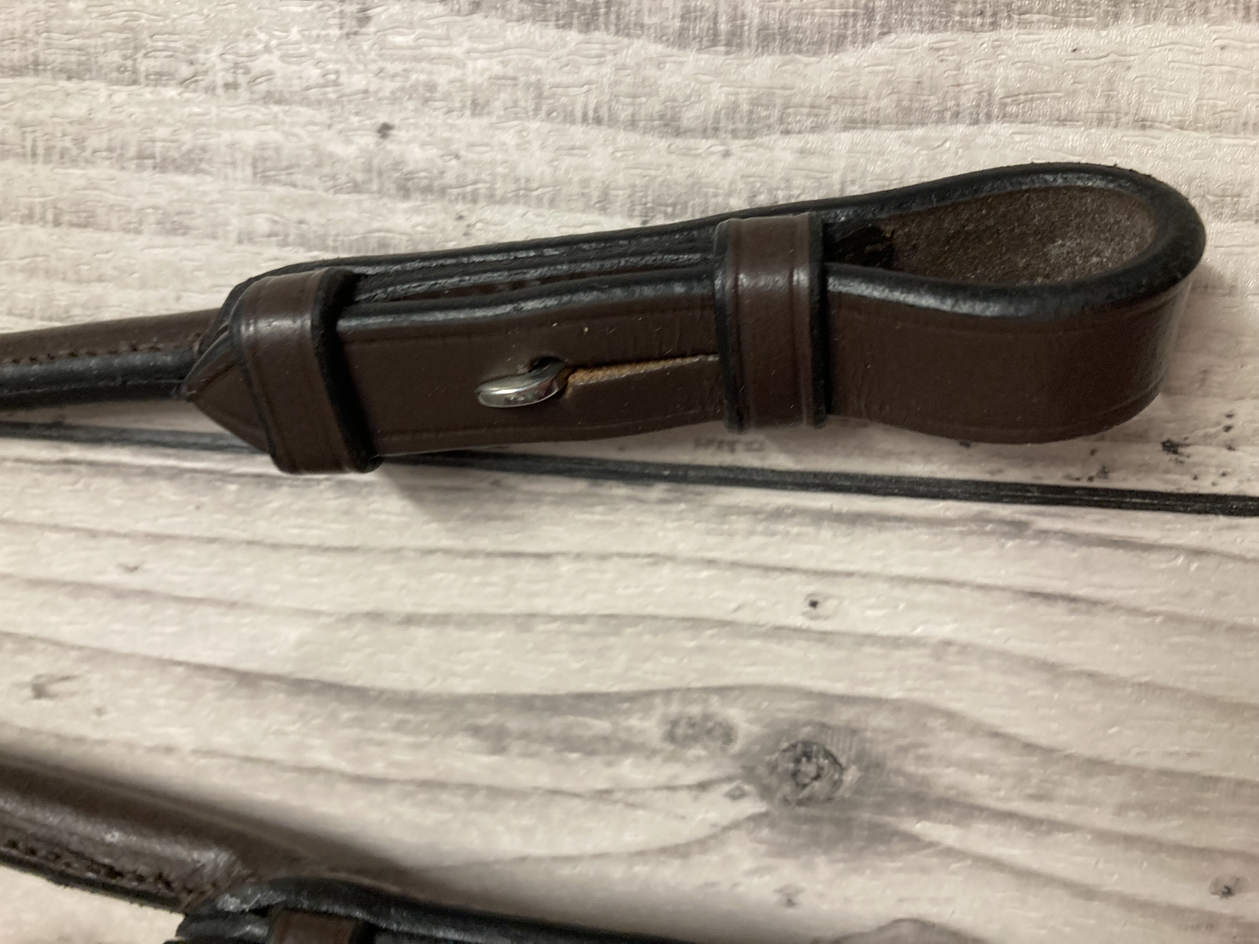 Pelham roundings. Brown leather. BNWOT. One size.