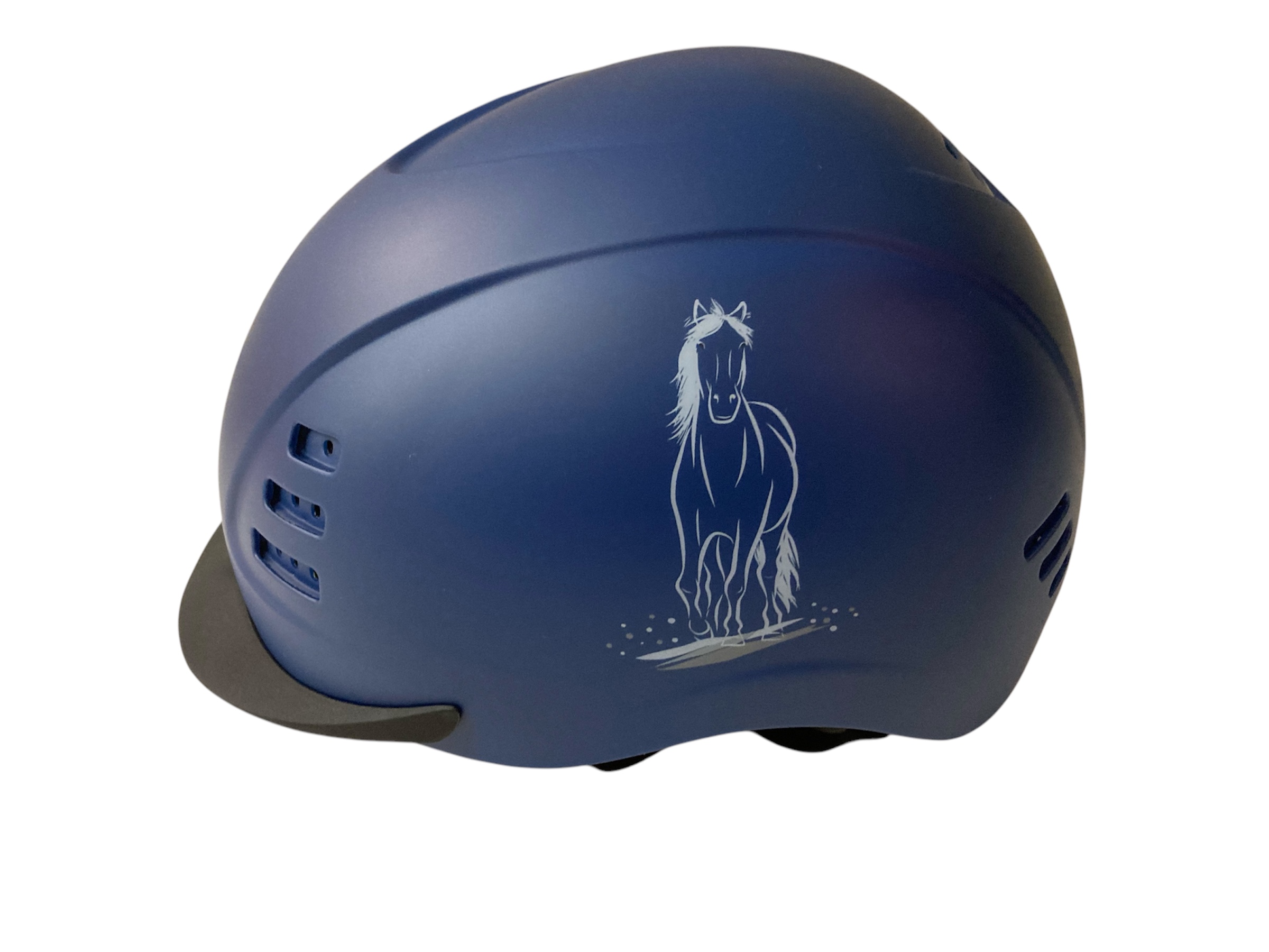 Horze Wendy children’s Riding helmet. M/L 56-61cm. Plum or Blue