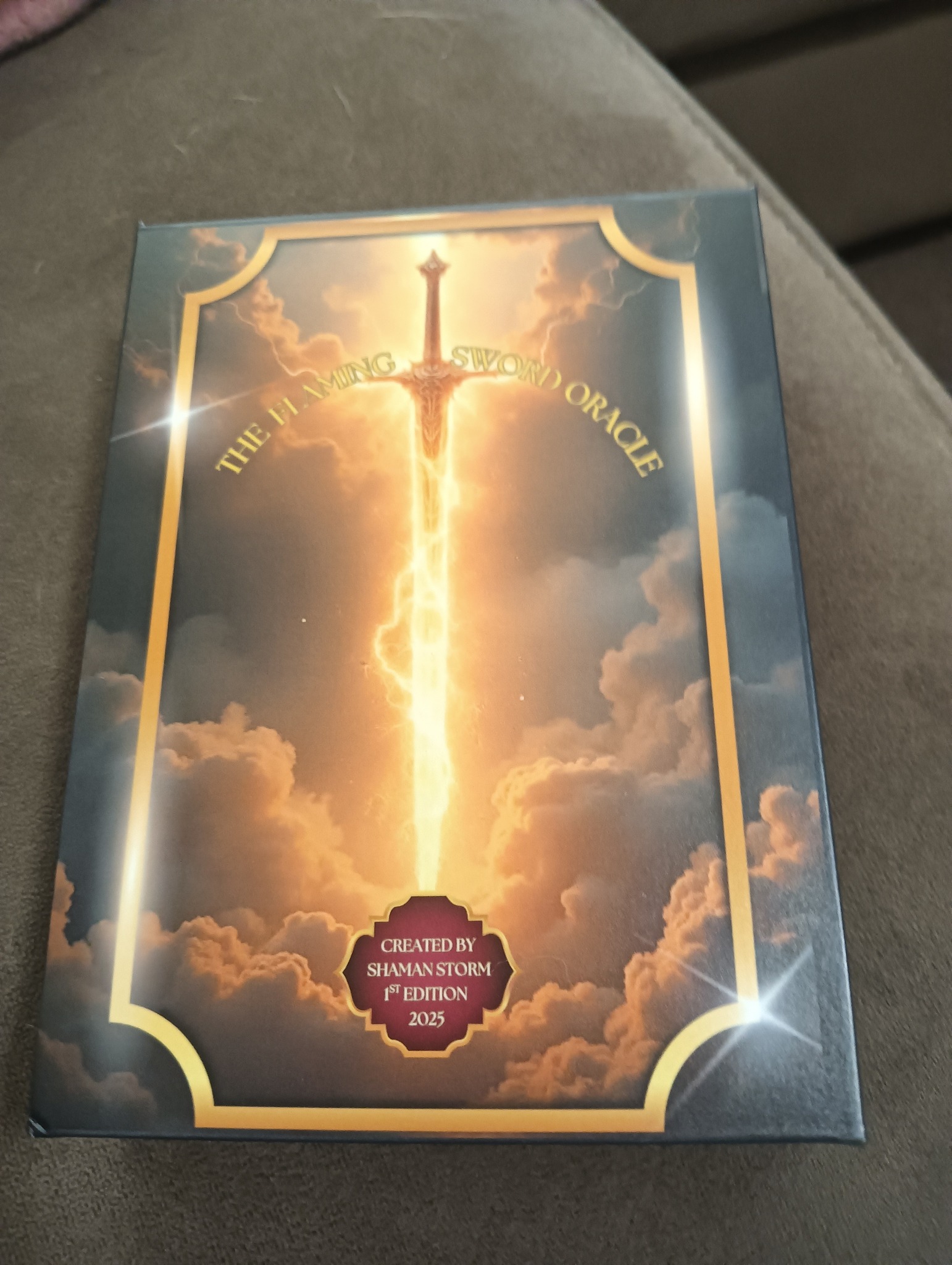 the flaming sword oracle deck