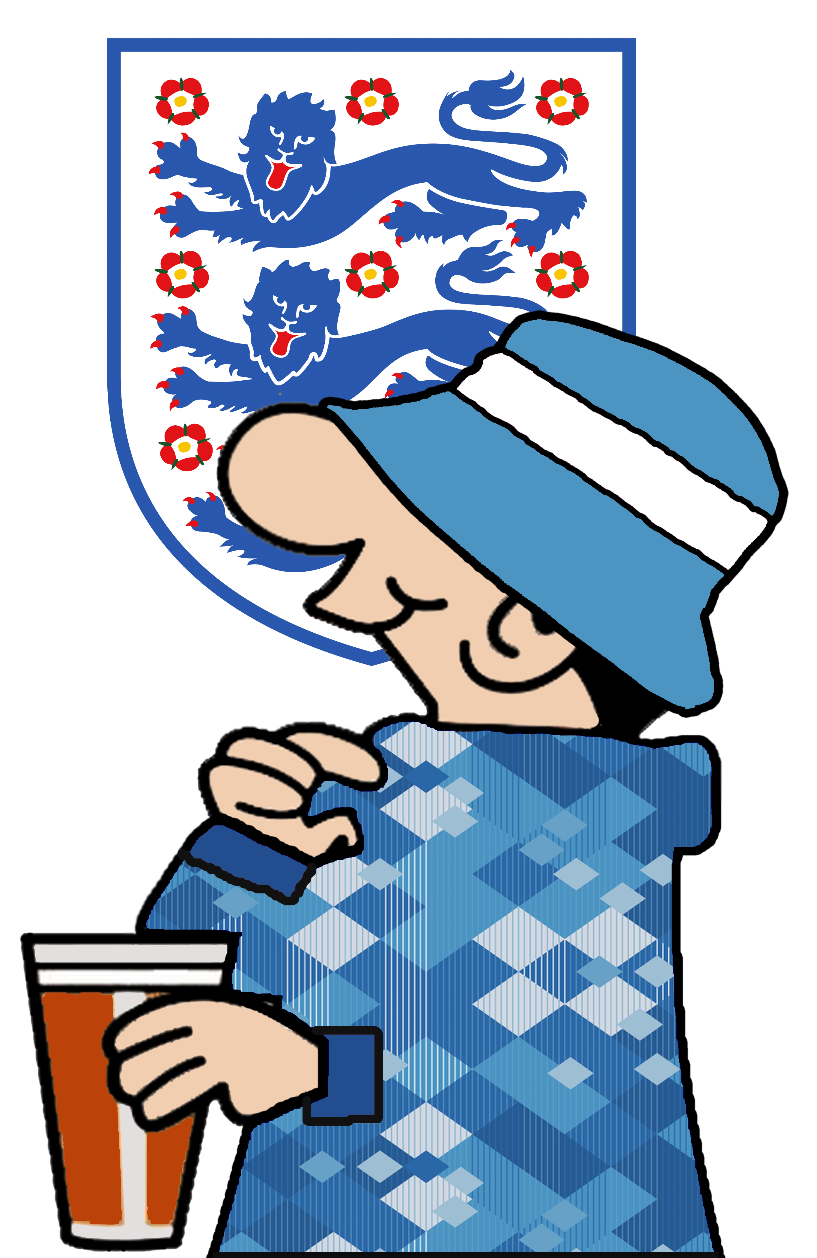 ANDY CAP ENGLAND BLUE