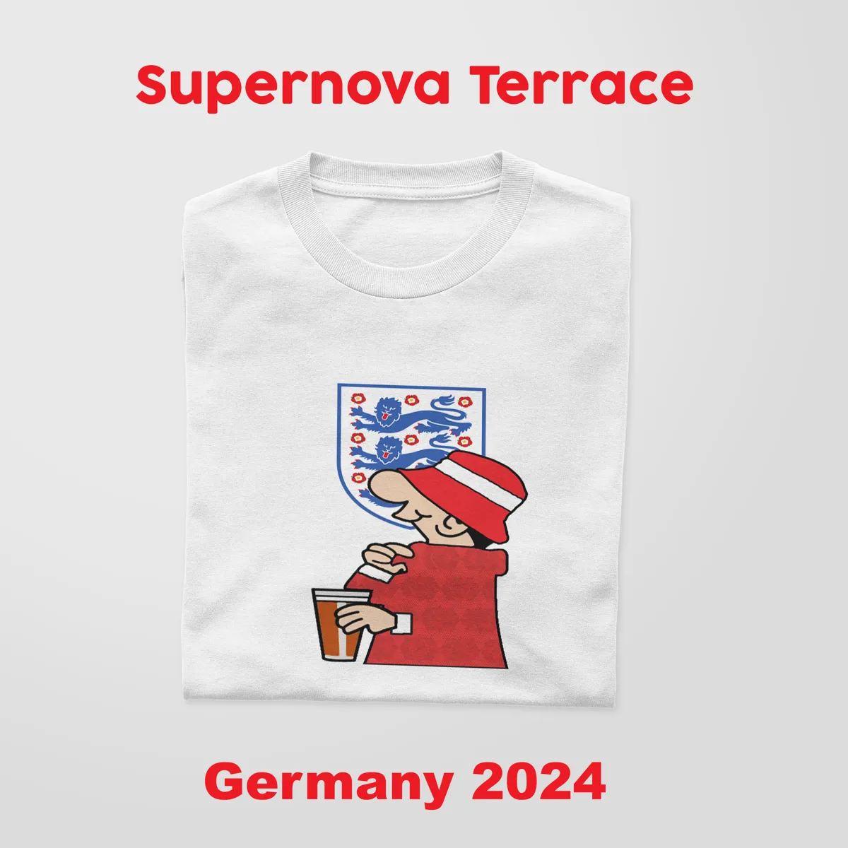 ANDY CAPP ENGLAND RED