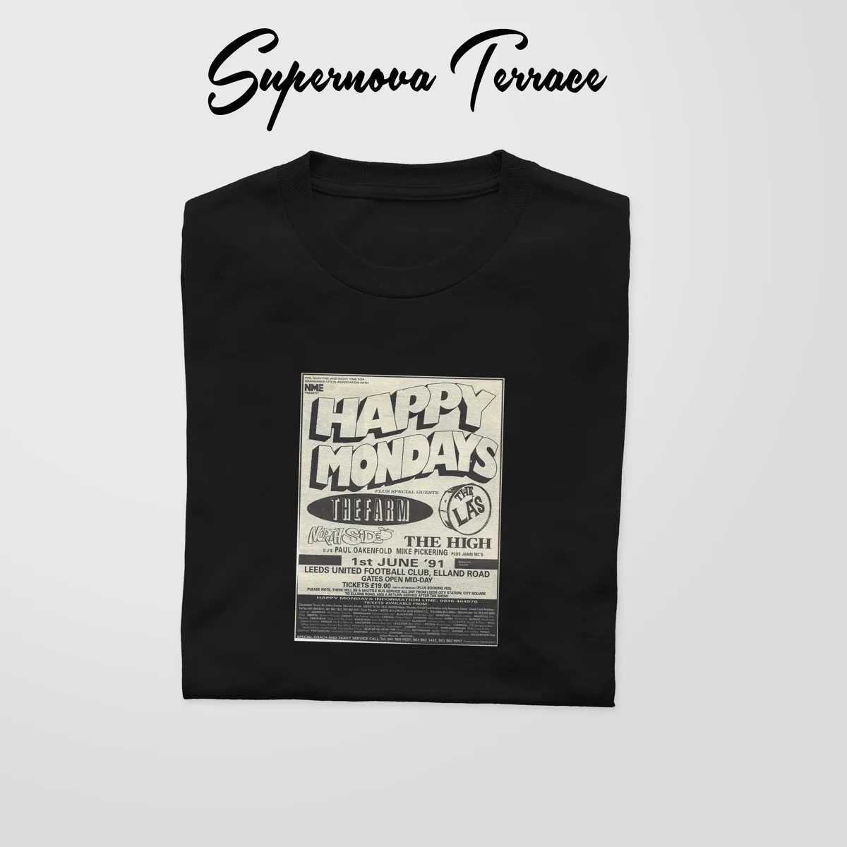 HAPPY MONDAYS GIG POSTER