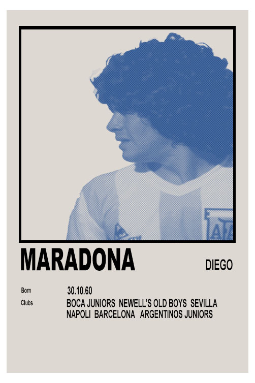 MARADONA POSTER